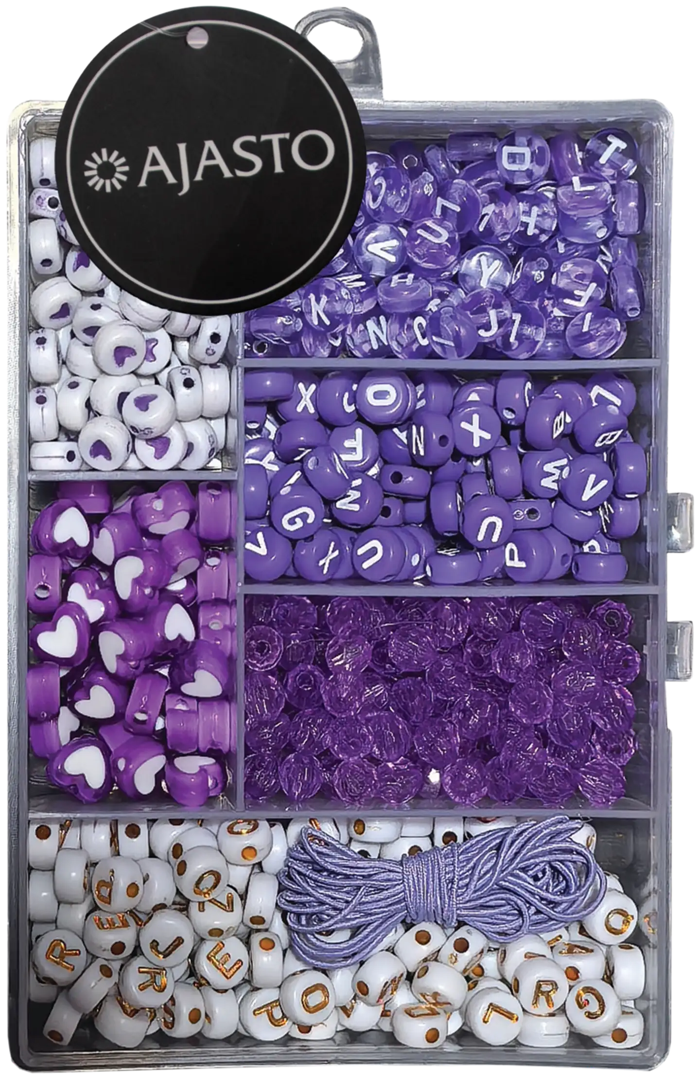 Kirjainkorusetti, violetti