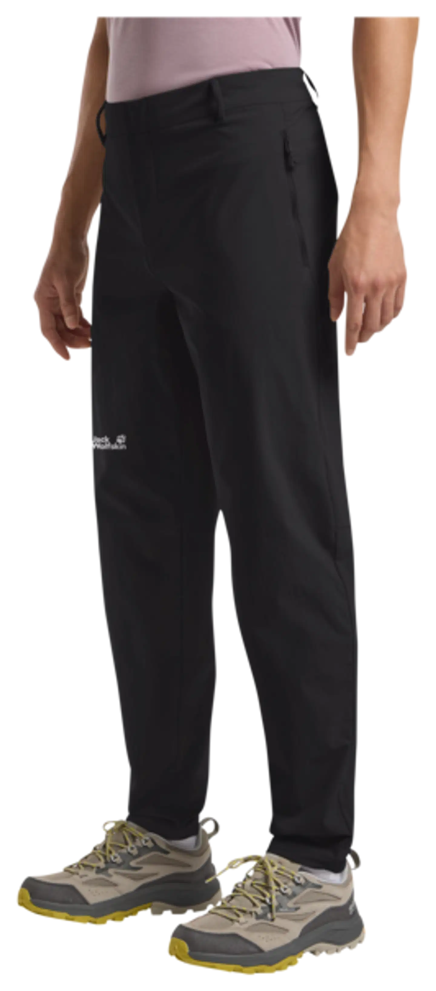 Jack Wolfskin miesten housut Hikeout - BLACK - 3