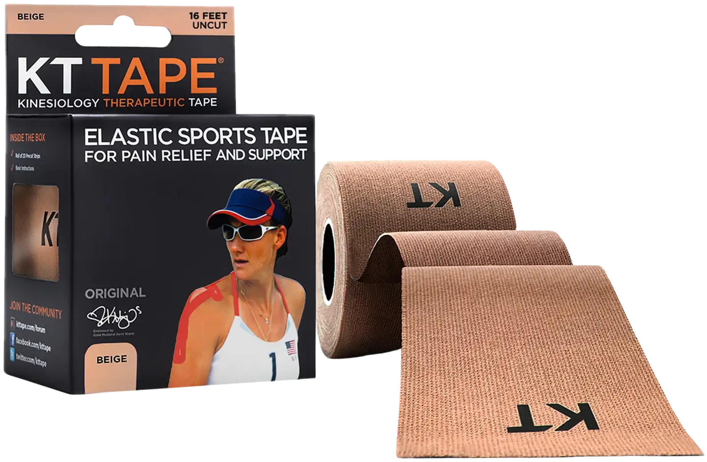 KT-Tape Original kinesioteippi 5m, beige