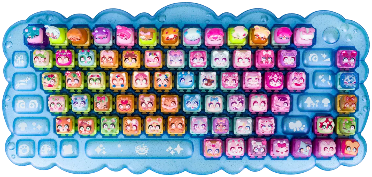Clickeez Keyboard Mega Pack fidgetleikkisetti - 10