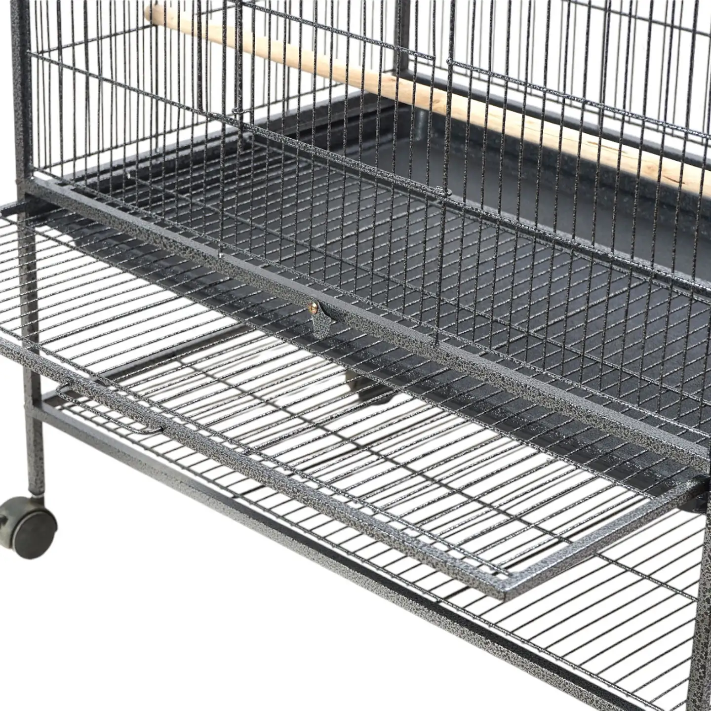 Trekker lintuhäkki 79x52x135 cm musta - 4