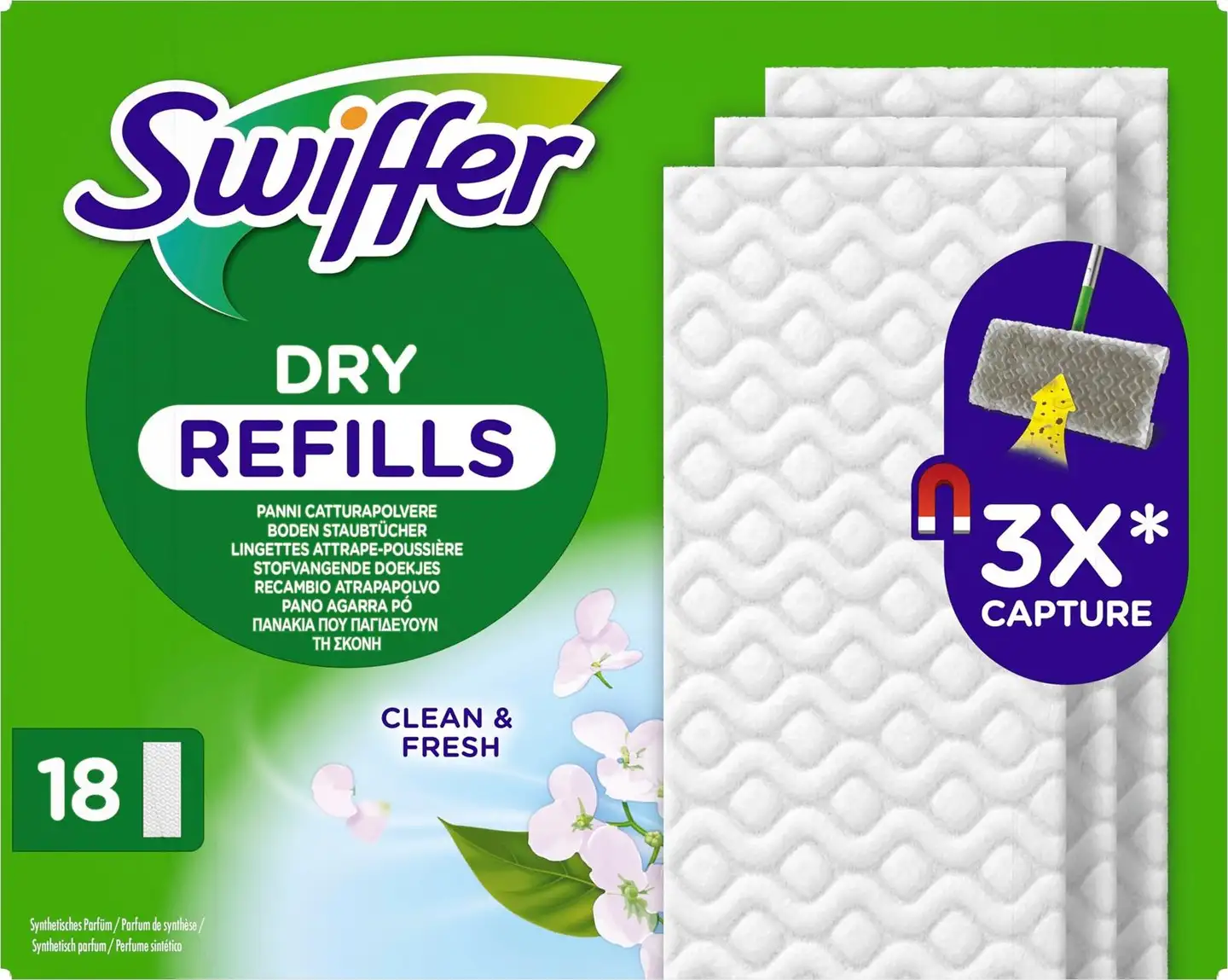 Swiffer Dry Refills scented pölyliina 18kpl