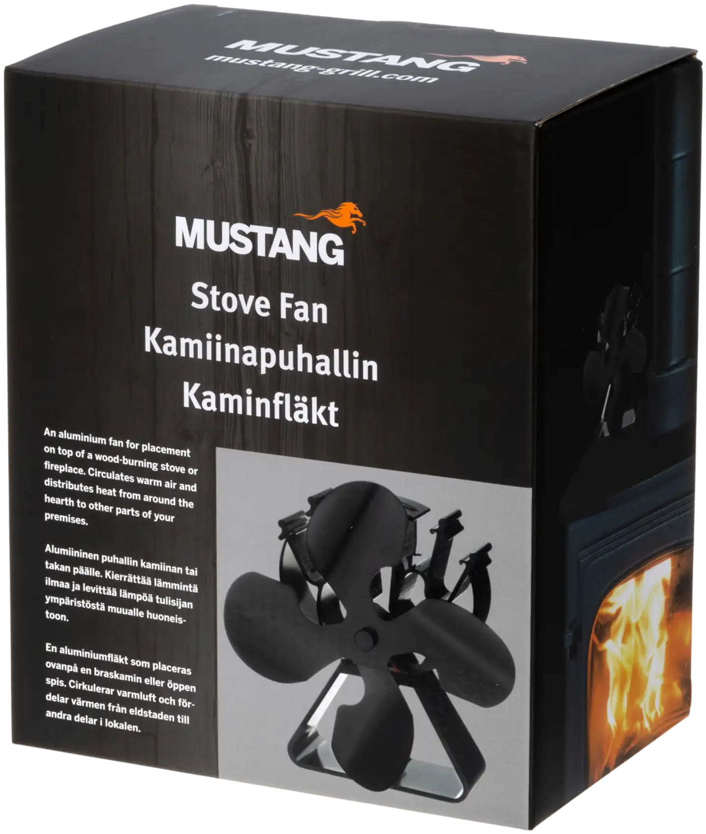 Mustang Kaminapuhallin 4-lapainen - 3