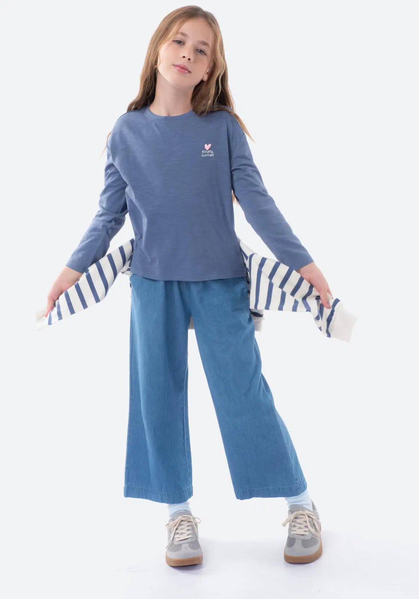 TEX lasten trikoopaita I993948 - BLUE 2 - 5