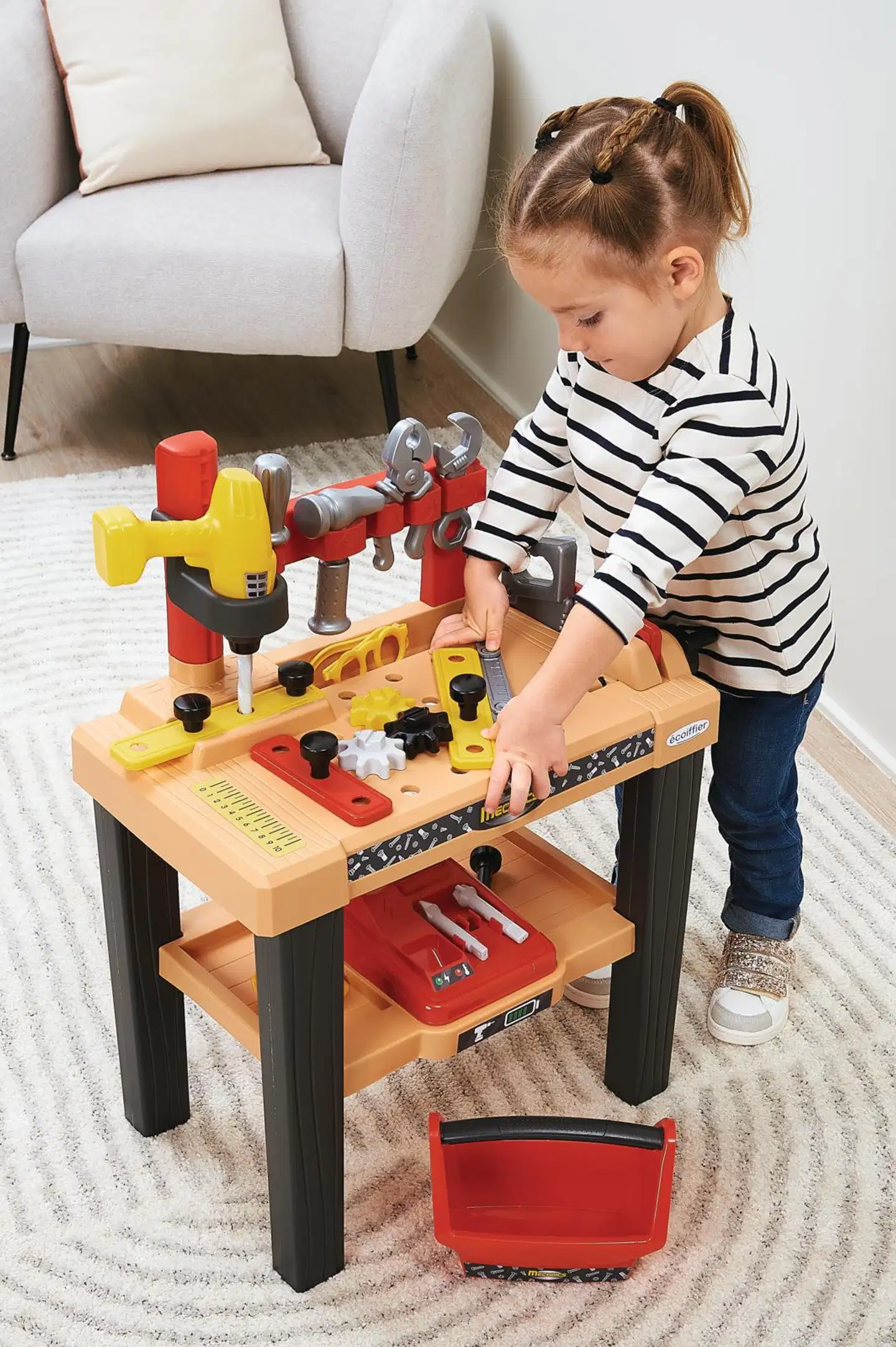 Ecoiffier - Mecanics - Iso työkalupenkki - 8