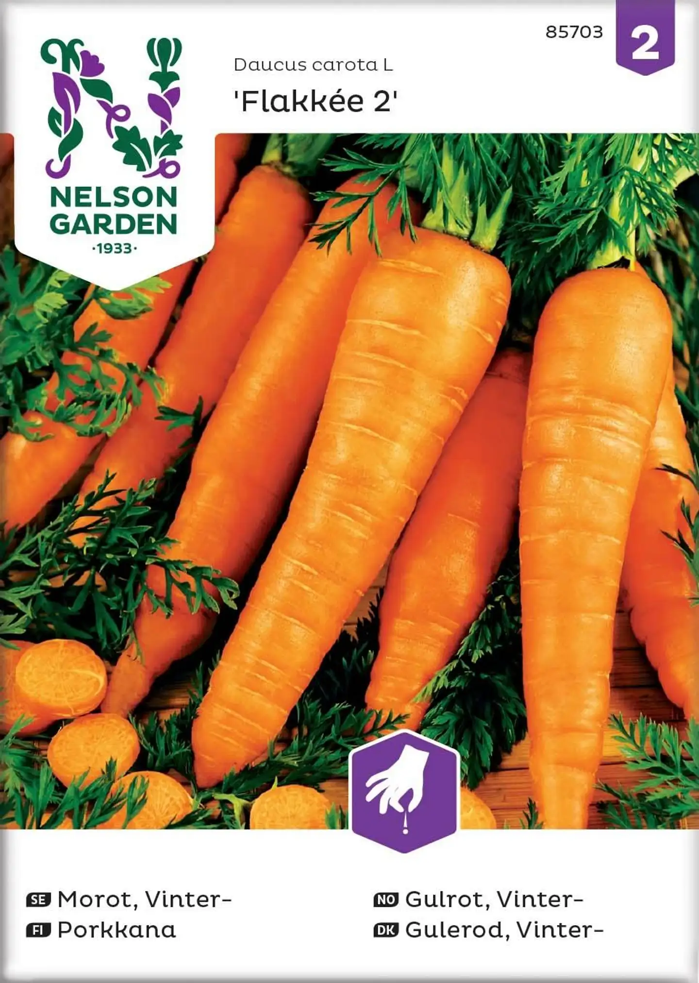 Nelson Garden Siemen Porkkana, Flakkée 2