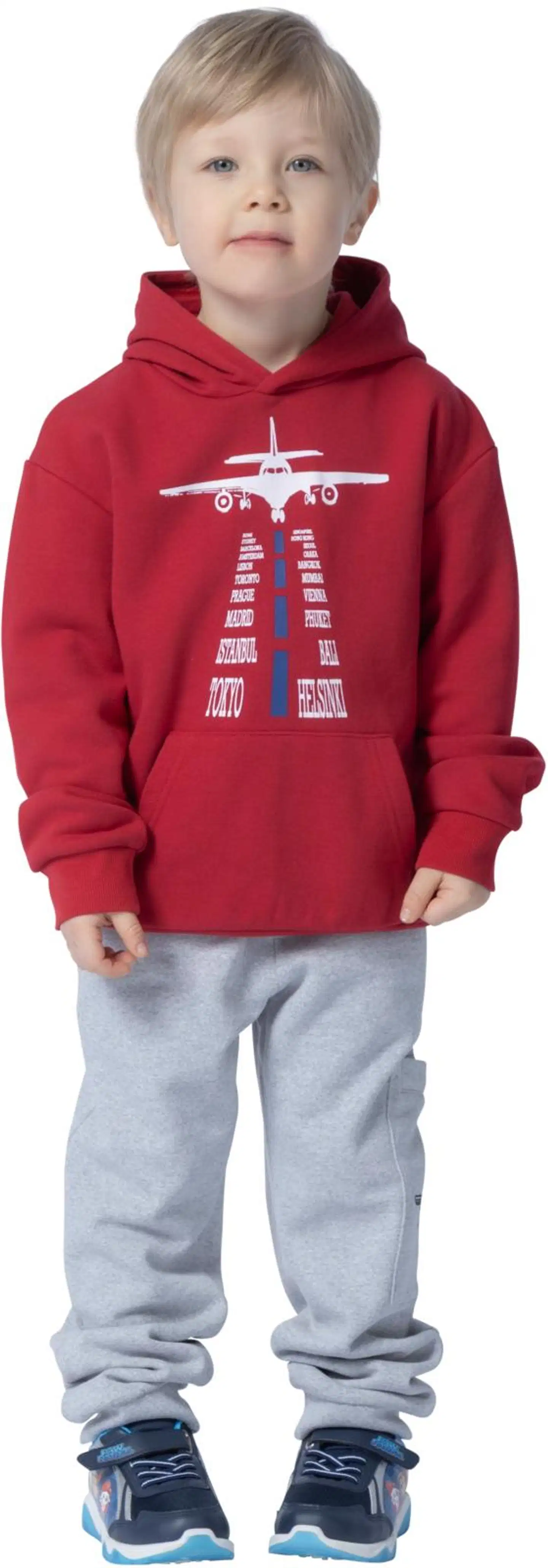 Ciraf lasten huppari plane 25pc261115 - 18-1657TCX SALSA - 6