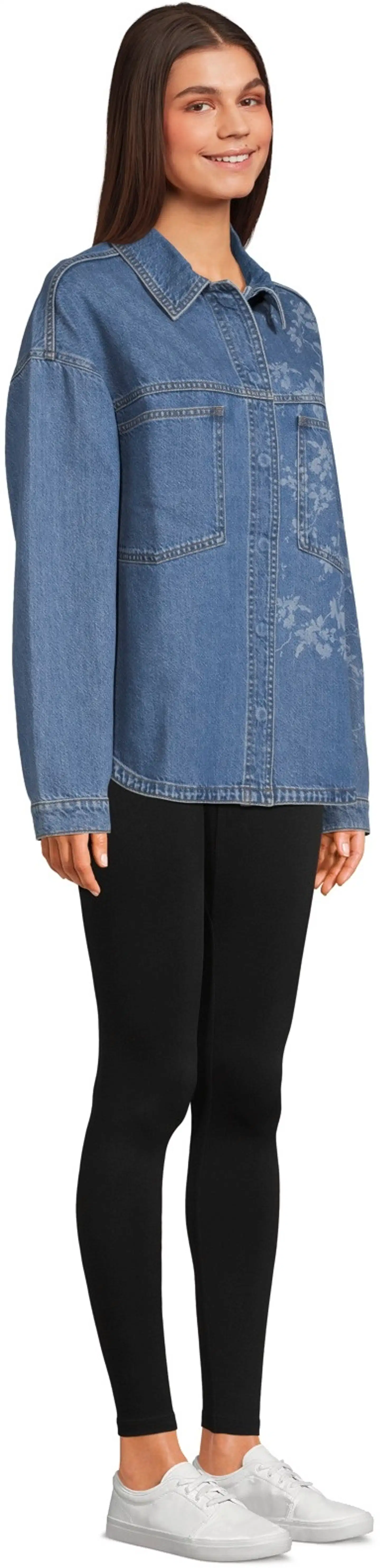 WKLY. naisten farkkupaitajakku 228W282681 - Denim blue - 4