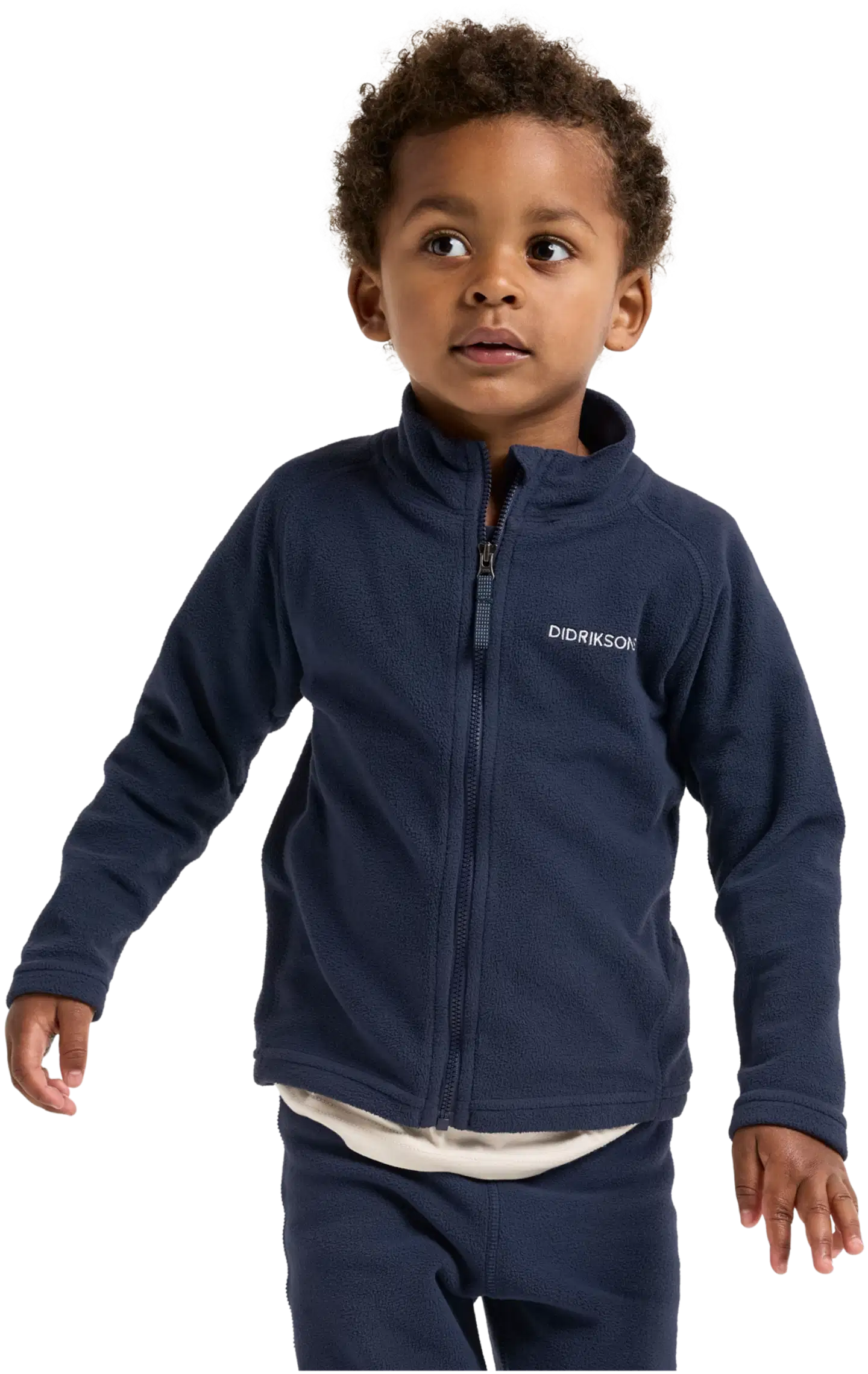 Didriksons  lasten fleecetakki Monte - Navy - 3