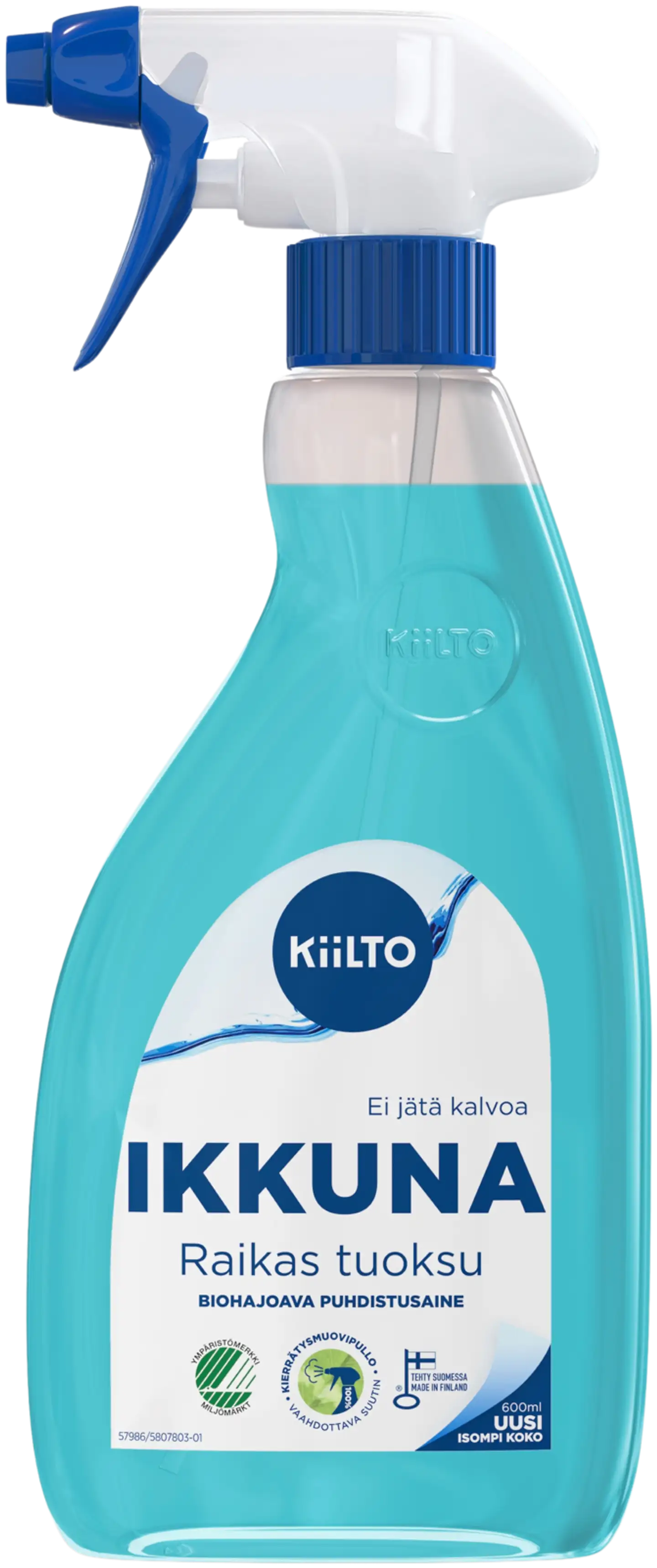 Kiilto Ikkuna biohajoava puhdistussuihke 600 ml