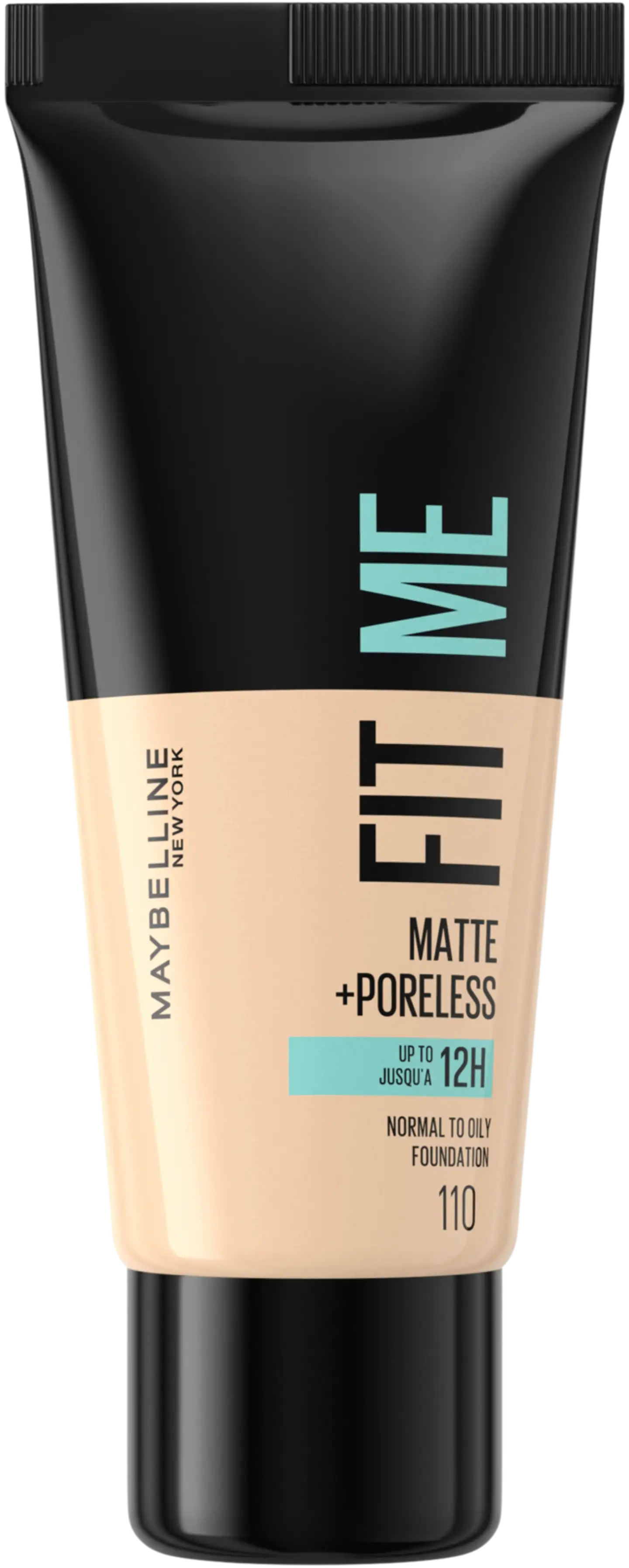 Maybelline New York  Fit Me Matte & Poreless 110 Porcelain -meikkivoide 30ml - 1