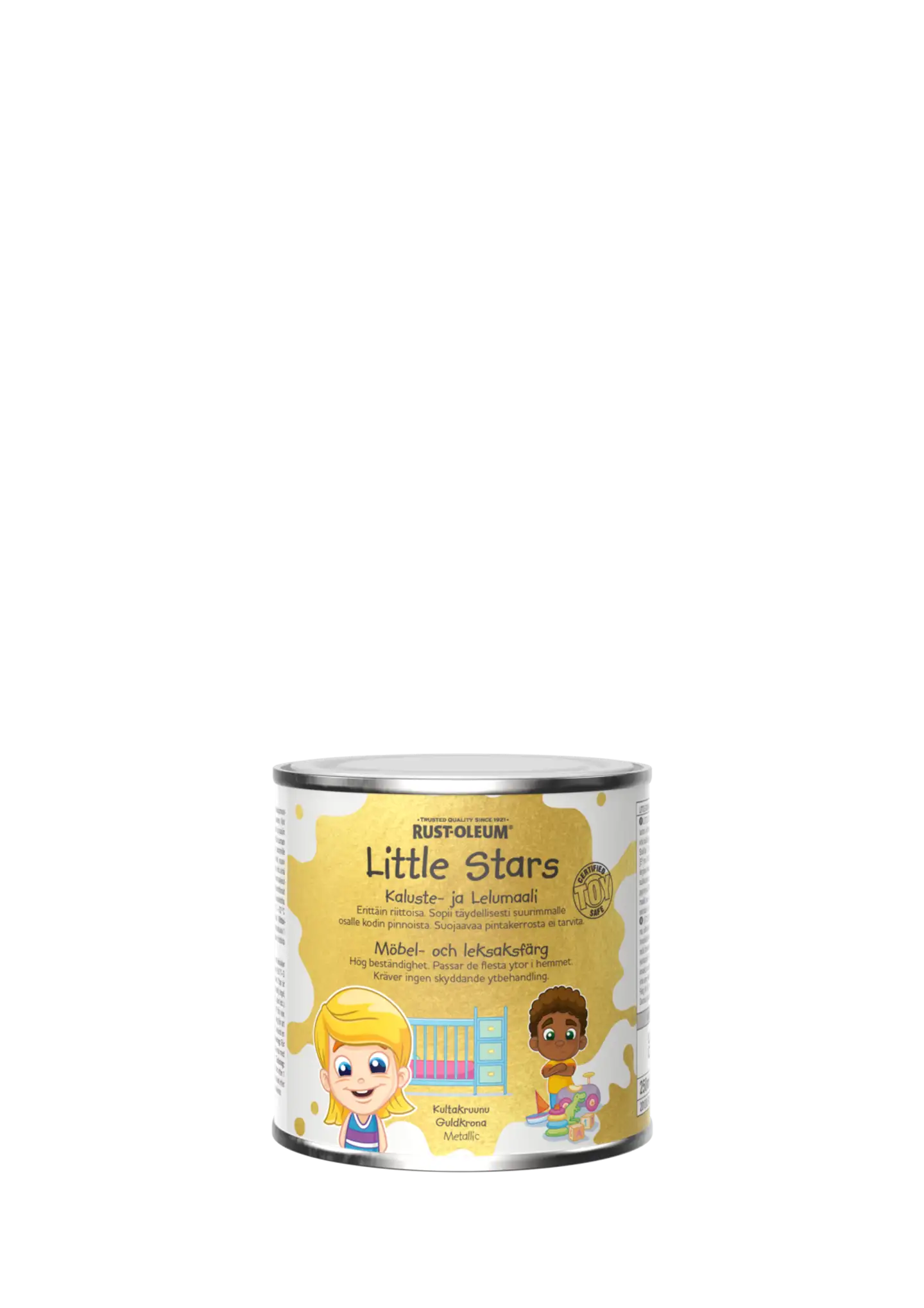 Rust-Oleum Little Stars Kaluste- ja Lelumaali Metallic 250ml Kultakruunu - 1