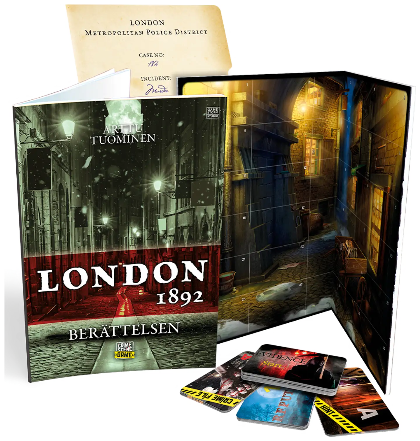 Tactic lautapeli Crime Scene London 1892 SE - 2