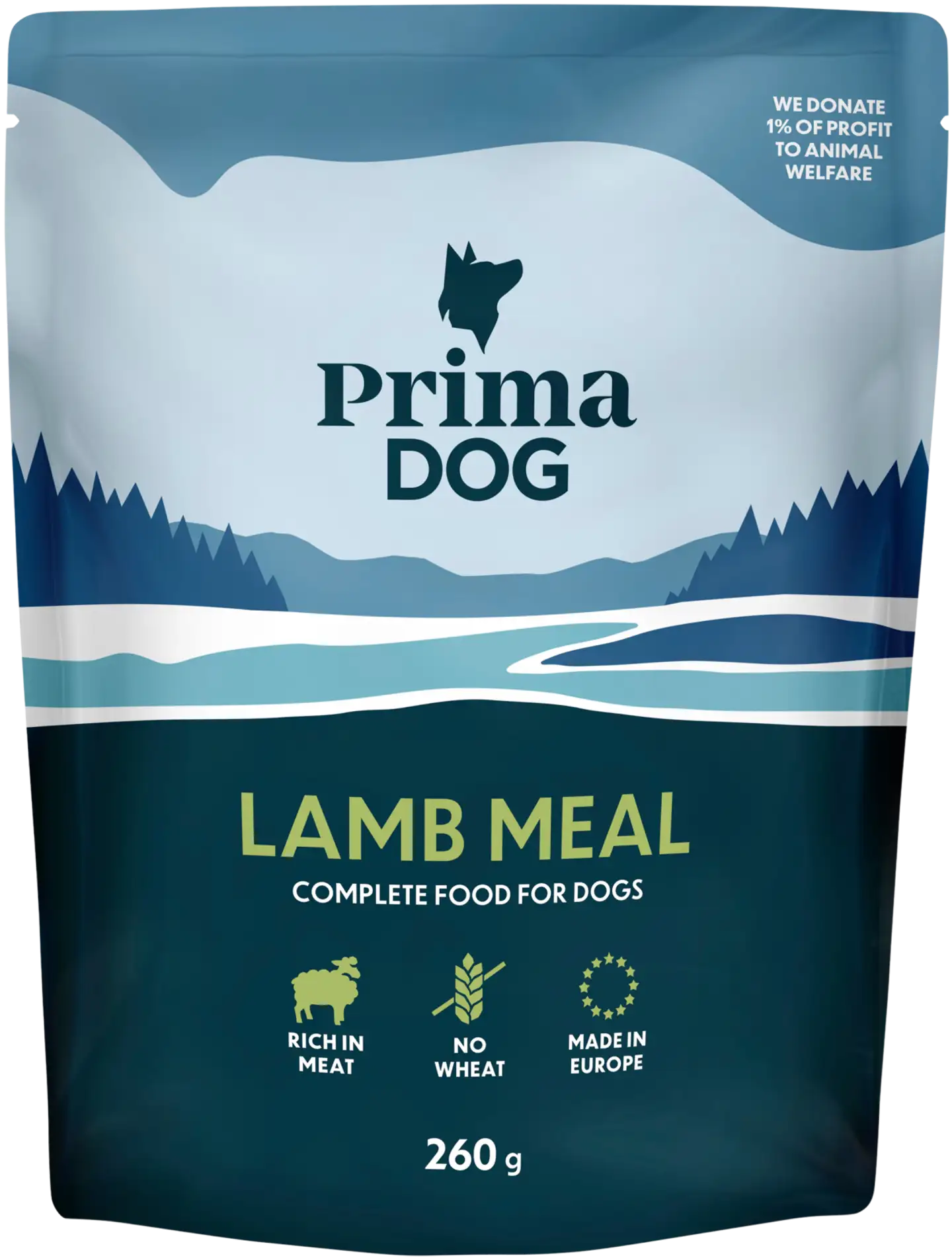PrimaDog Lammas-ateria 260 g