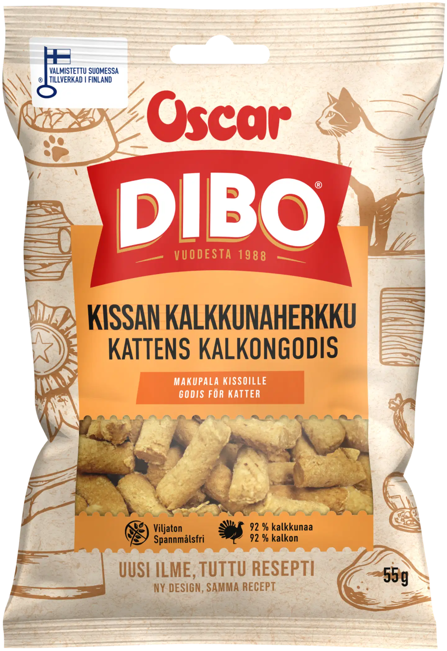DIBO Kissan kalkkunaherkku 55 g