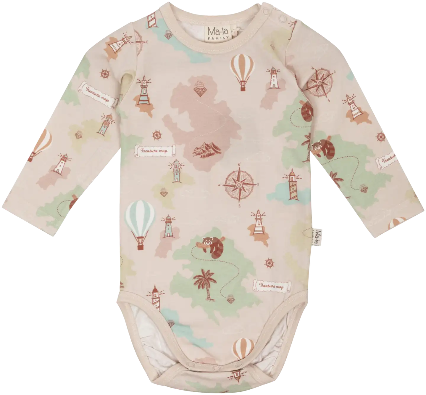 Ma-ia Family vauvojen body Reitti 205022 - BEIGE - 1