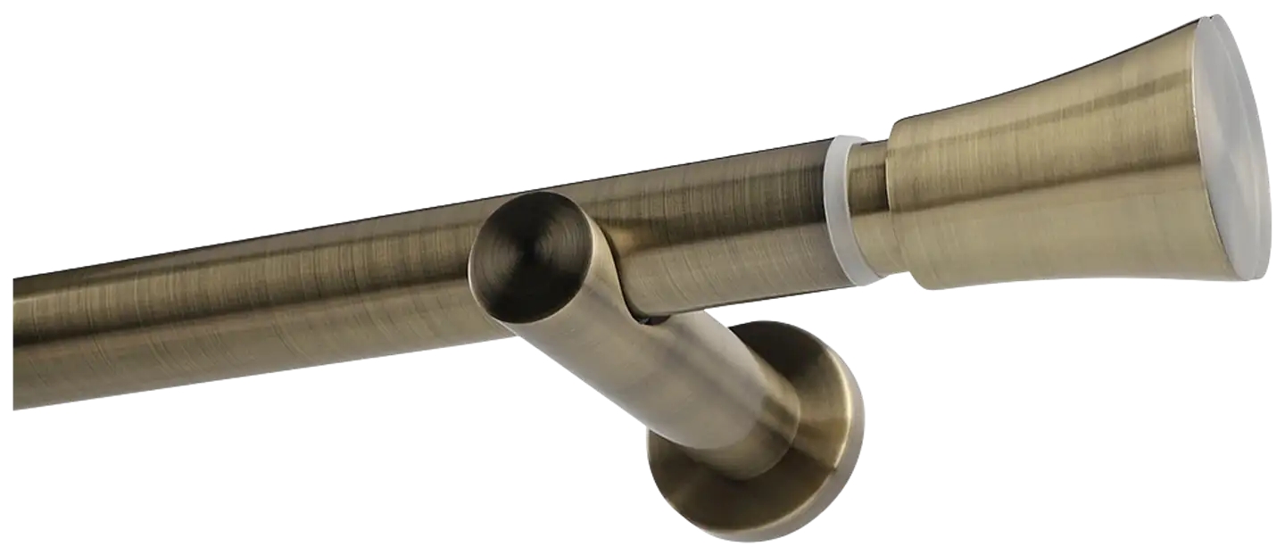 Ihanin verhotangon click-kannakkeet antiikkimessinki 28mm 2kpl/pss - 2