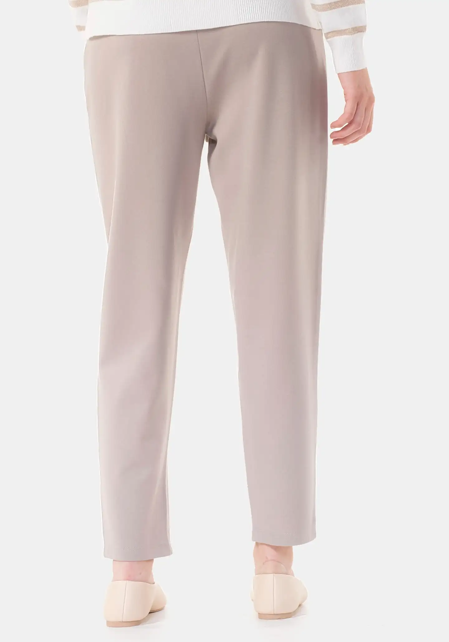 TEX naisten neuloshousut I993122 - ecru - 2