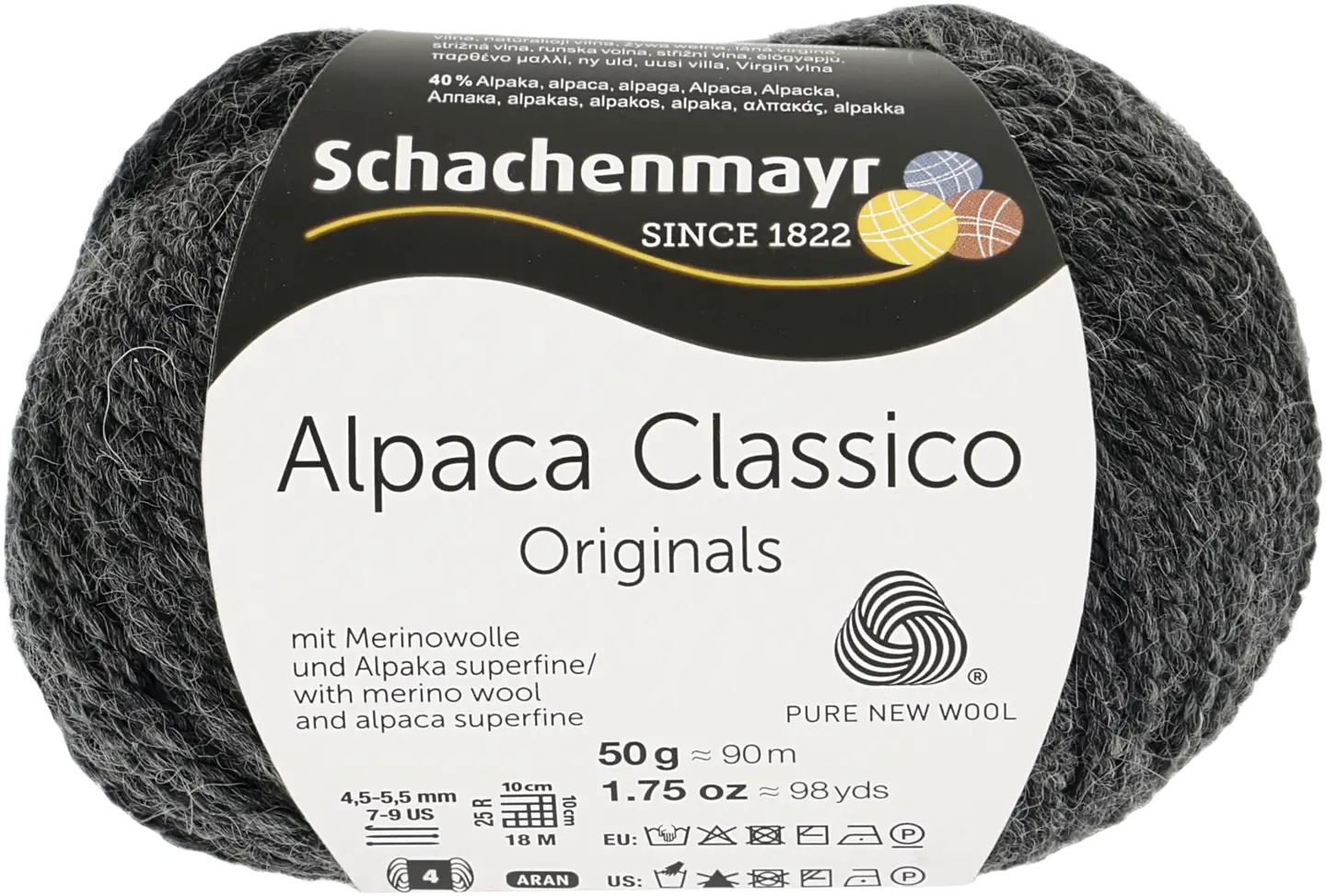 Schachenmayr neulelanka Alpaca Classico 50g harmaa - 1