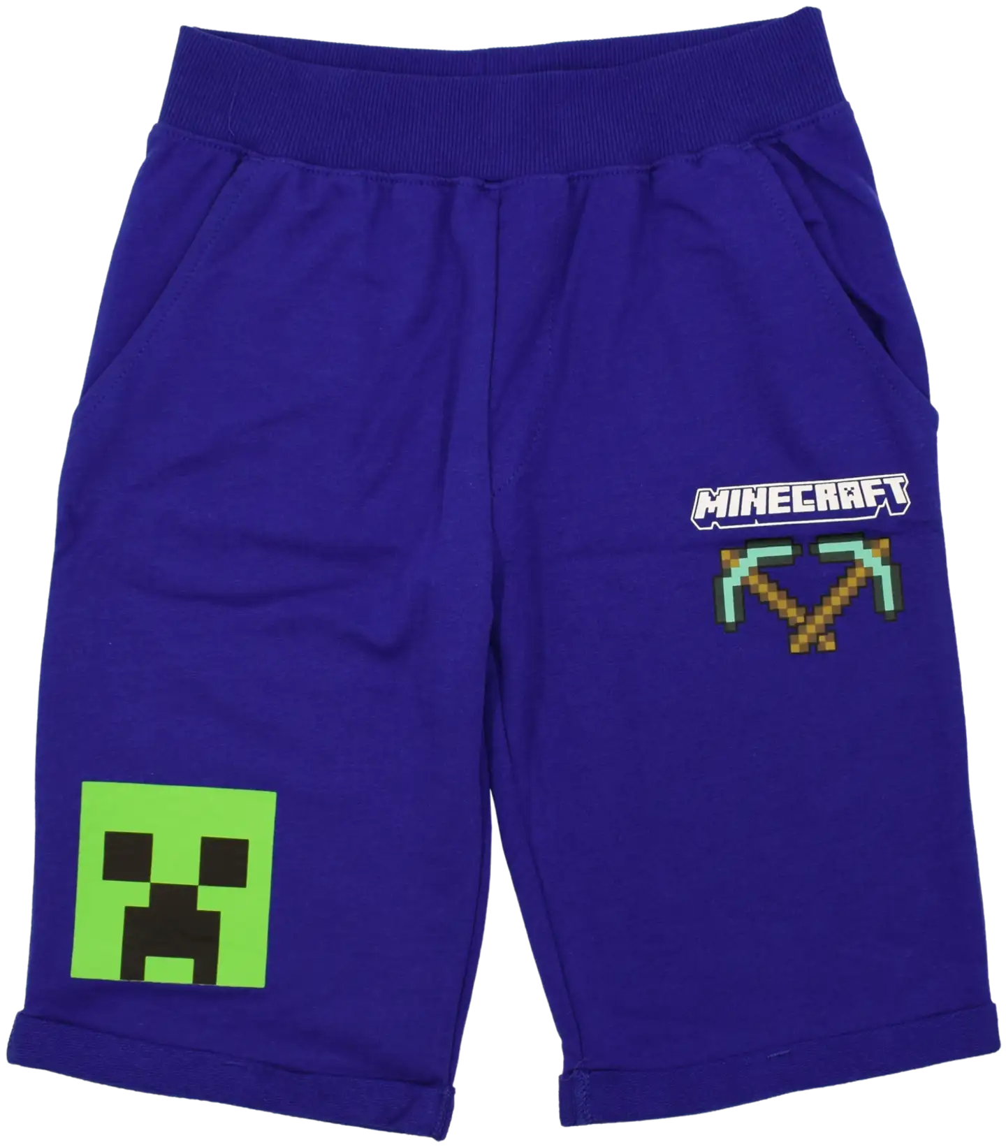 Minecraft lasten shortsit - SININEN