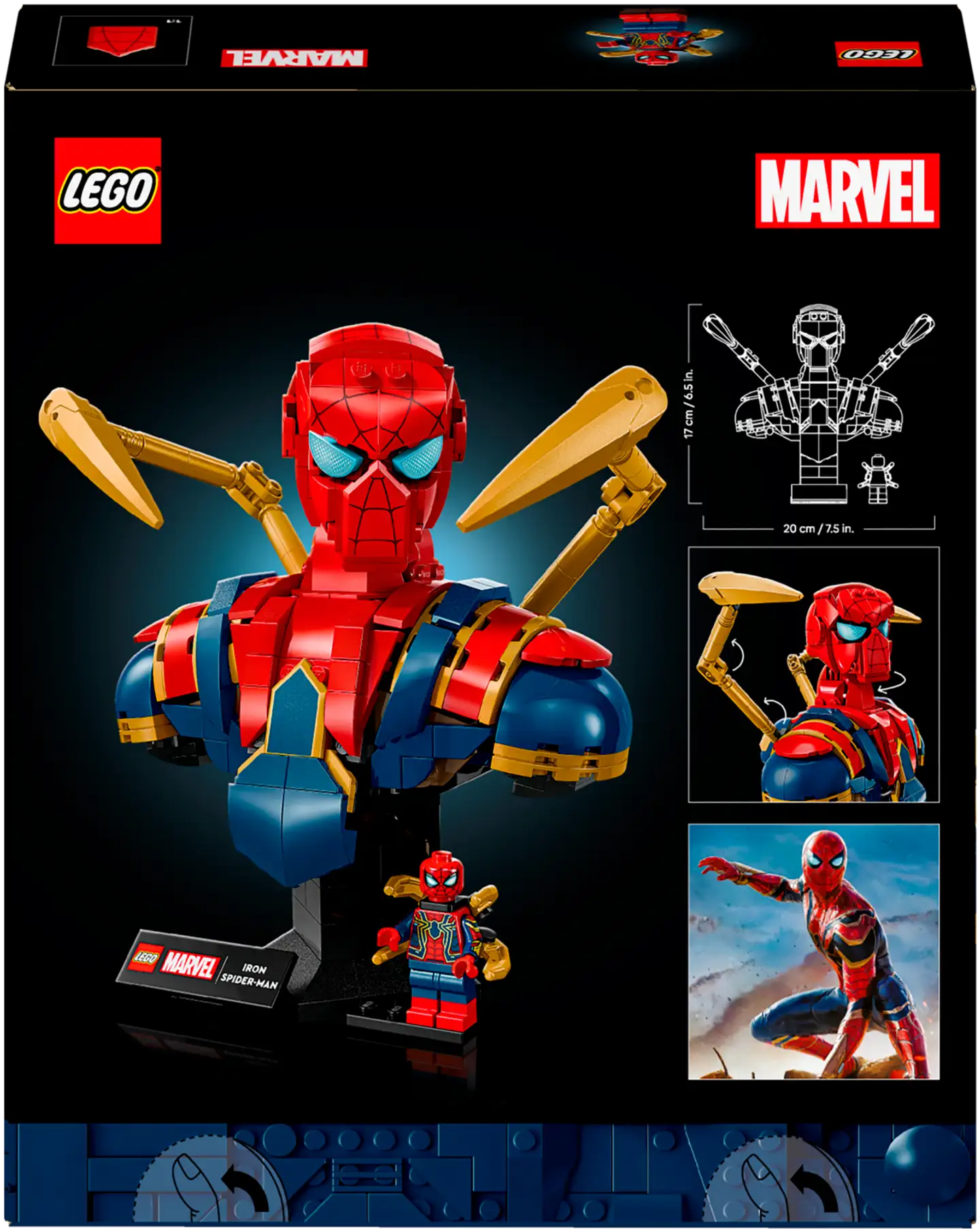 LEGO Super Heroes 76326 Iron Spider-Man rintakuva - 3