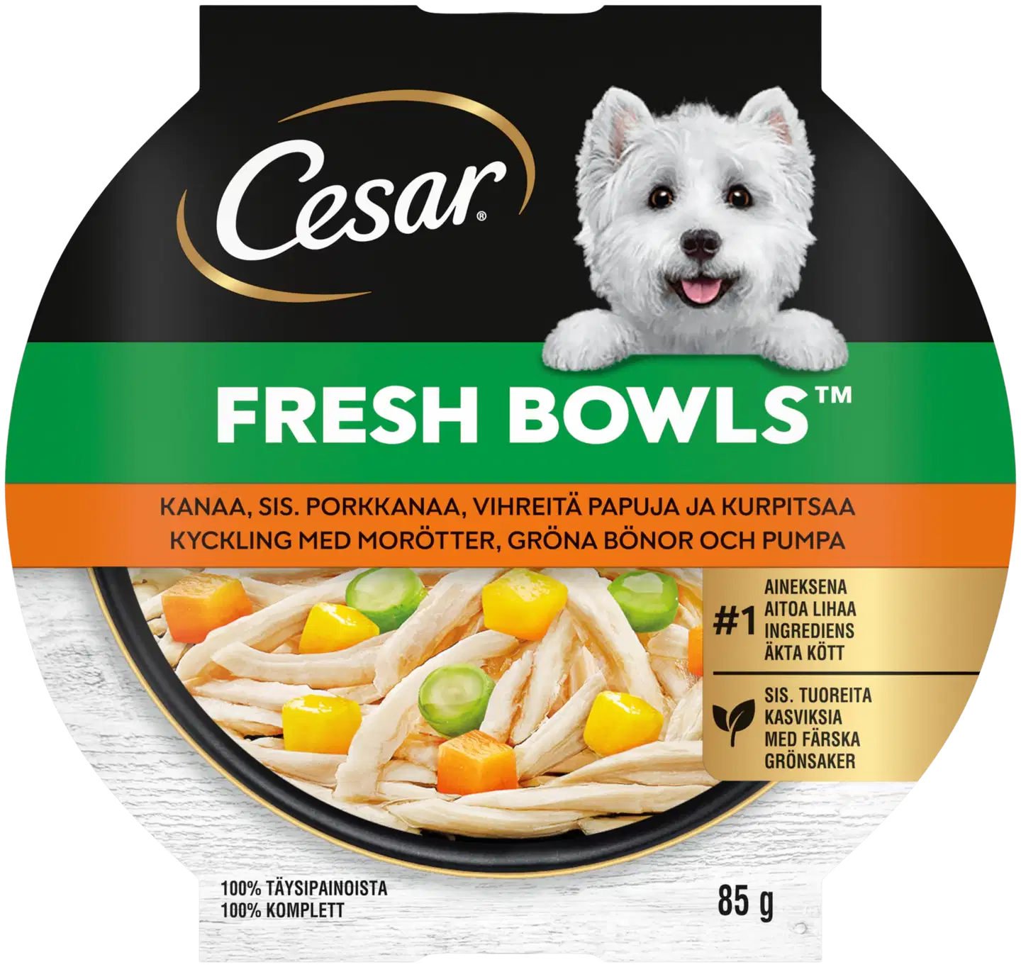 CESAR 85g Fresh bowls Kanaa kastikkeessa
