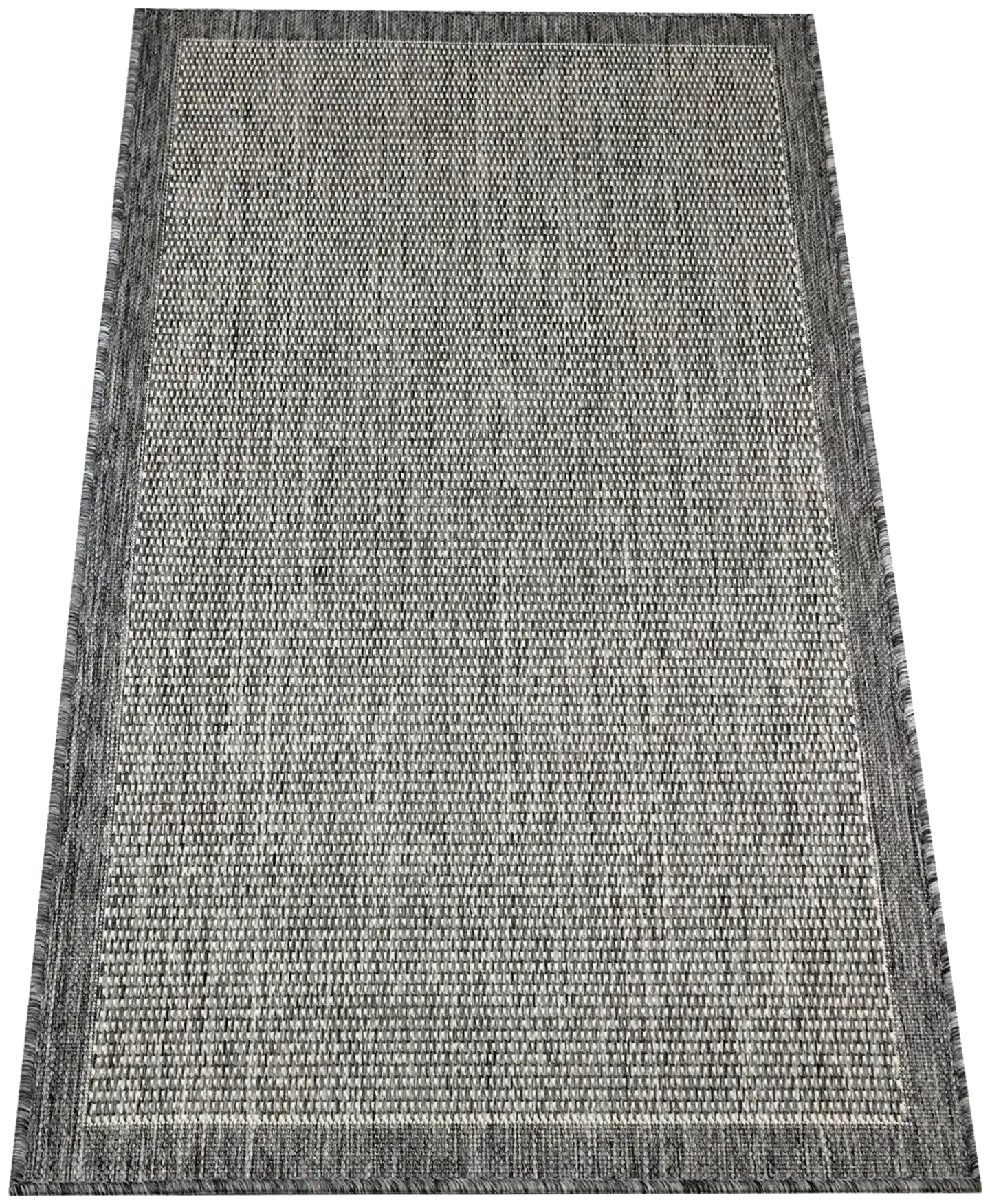 Jysmä matto Sisalo Maria 80x300cm hopea/l.valkoinen