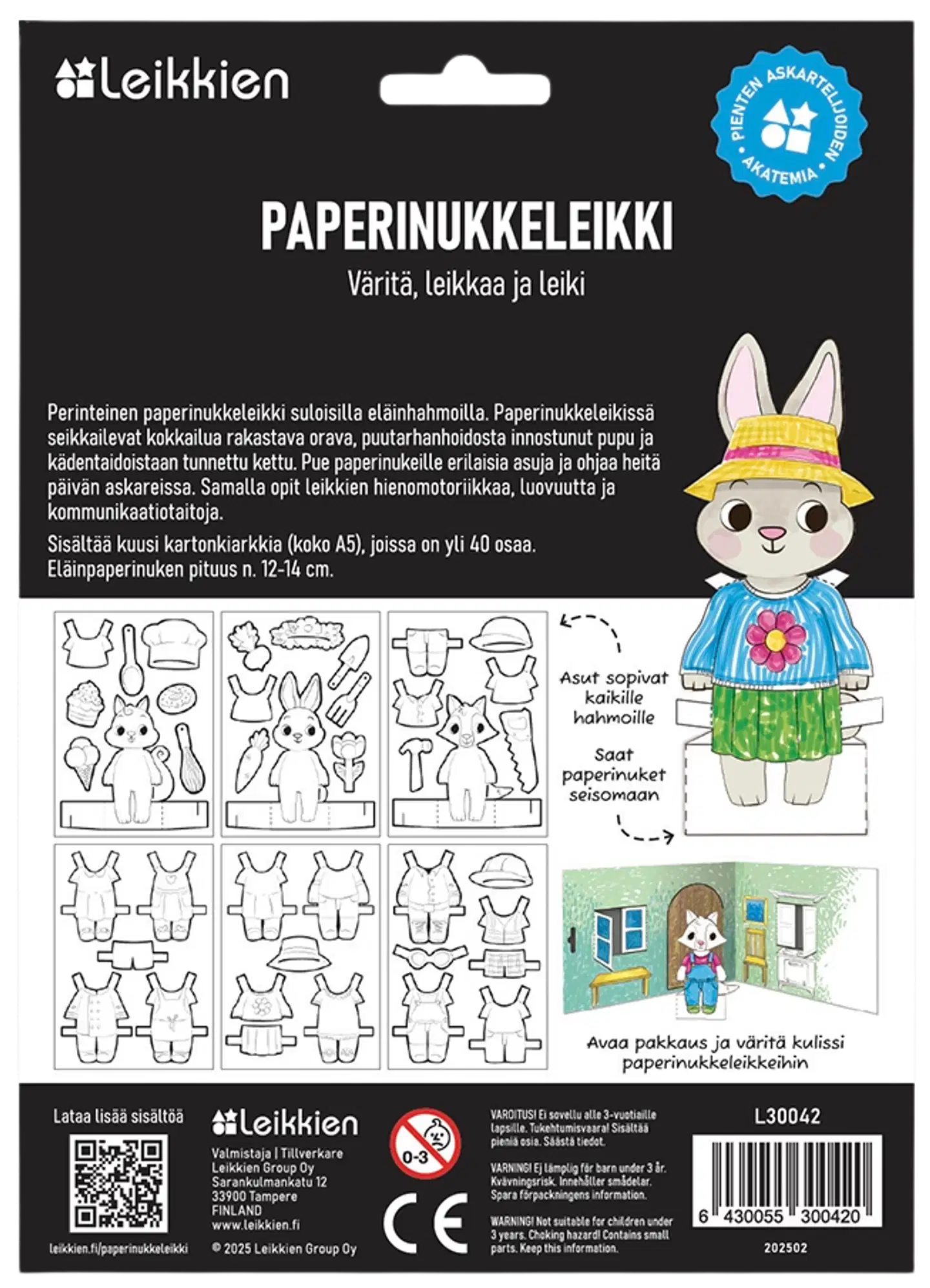 Leikkien paperinukkeleikki - 2