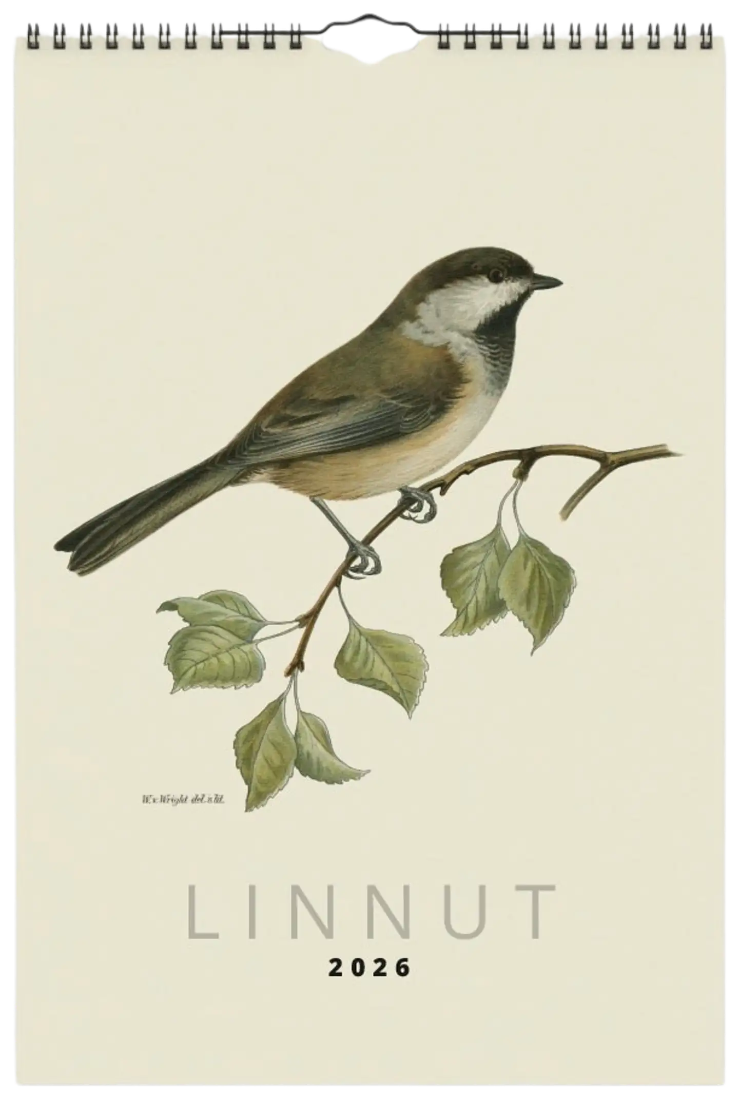 Seinäkalenteri ART COLLECTION Linnut von Wright - 1