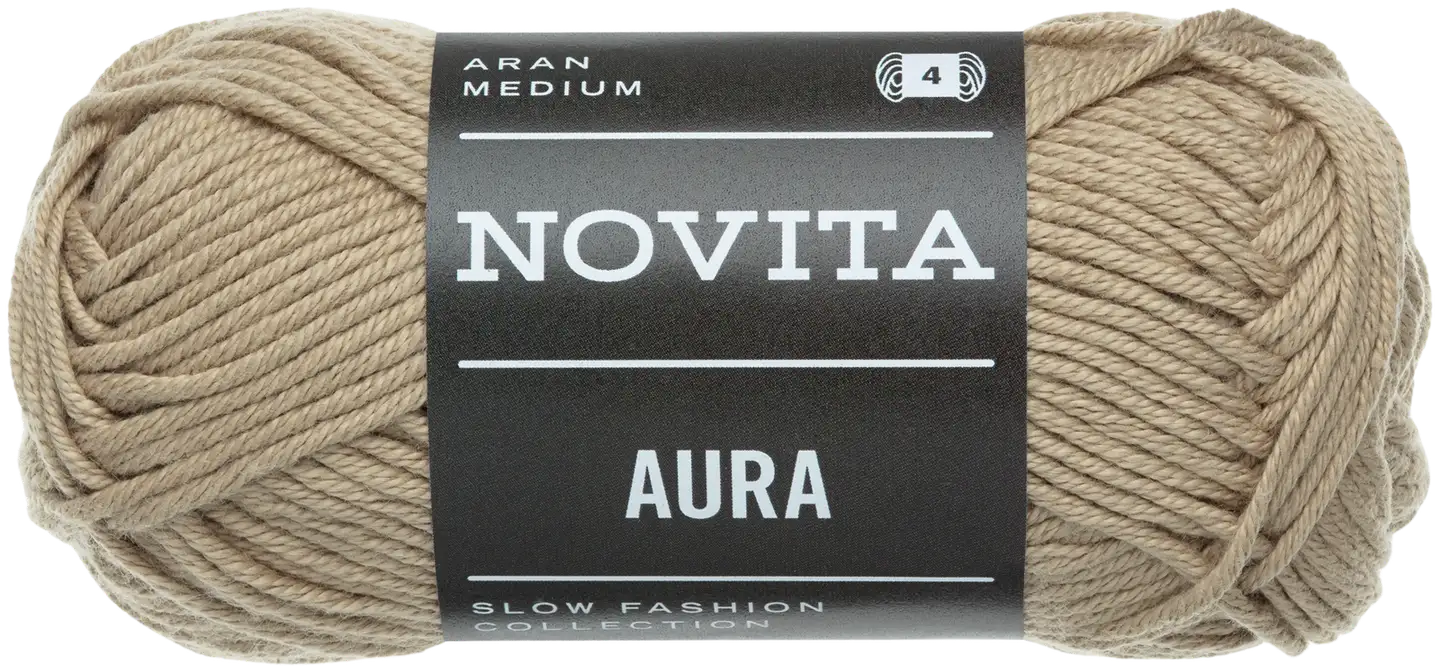 Novita puuvillalanka Aura 50 g karma 632 - 1