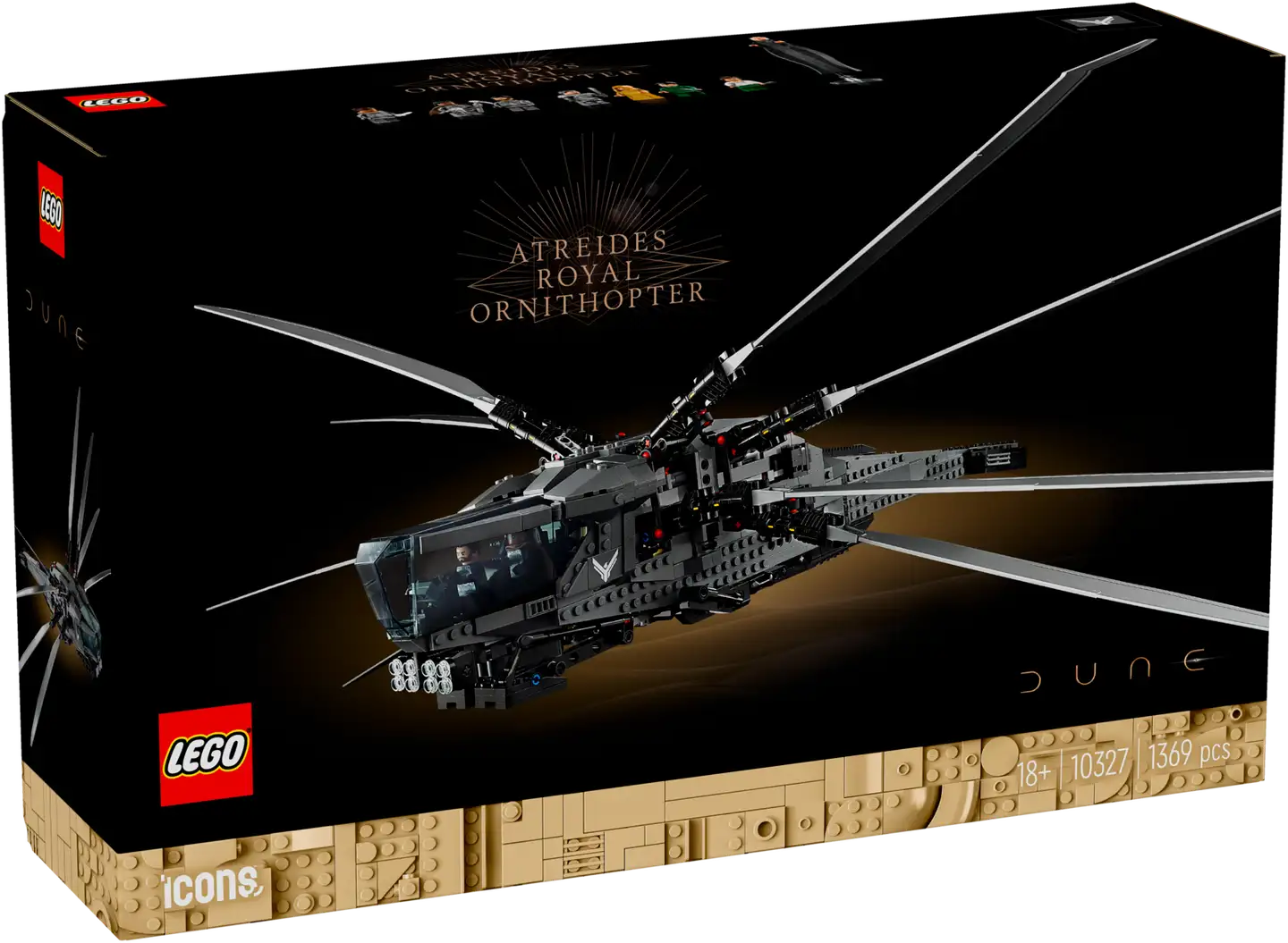 LEGO® Icons 10327 Dyyni Atreides Royal Ornithopter rakennussetti - 2