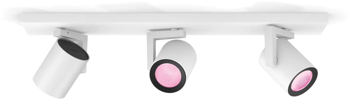 Philips Hue Argenta -kohdevalaisin kolmella spotilla 4.2W 2000-6500K 1200LM valkoinen - 1
