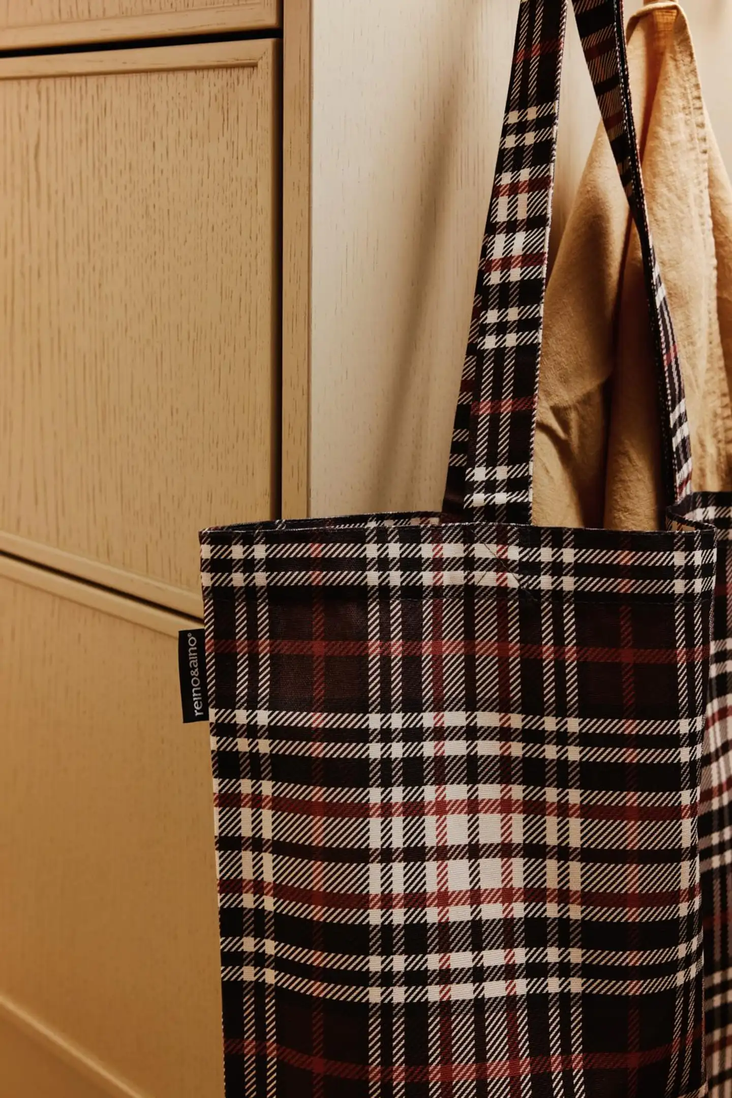 Reino&Aino kangaskassi 45x42cm ruskea - 2