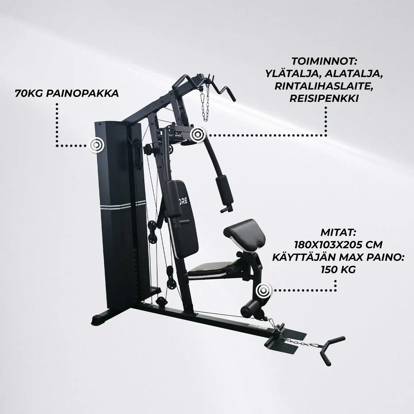 Core Kuntokeskus 70 kg - 7