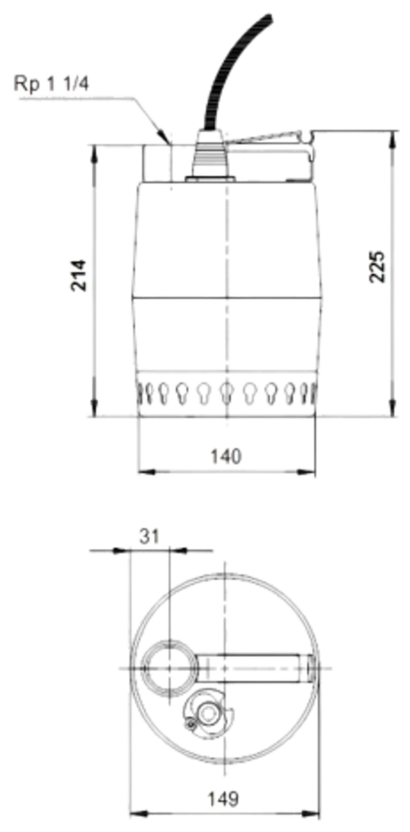 Grundfos KP 150-M uppopumppu RST - 2