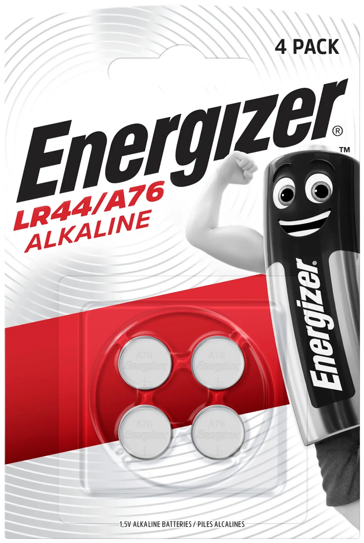 Energizer nappiparisto LR44/A76 alkali 1,5V 4kpl