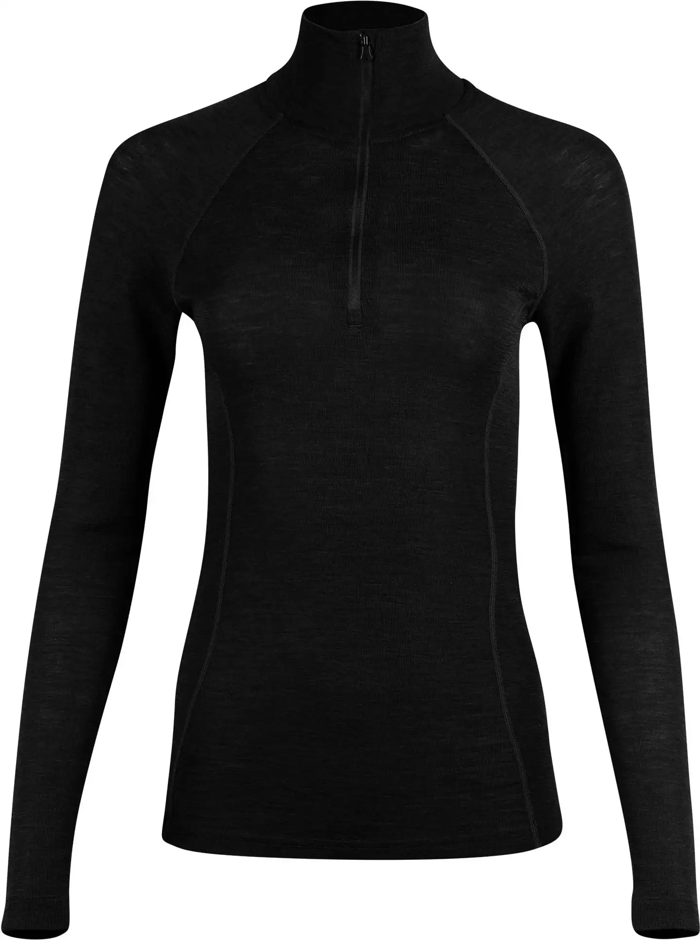 Pierre Robert naisten merinovillapaita - BLACK MELANGE - 1