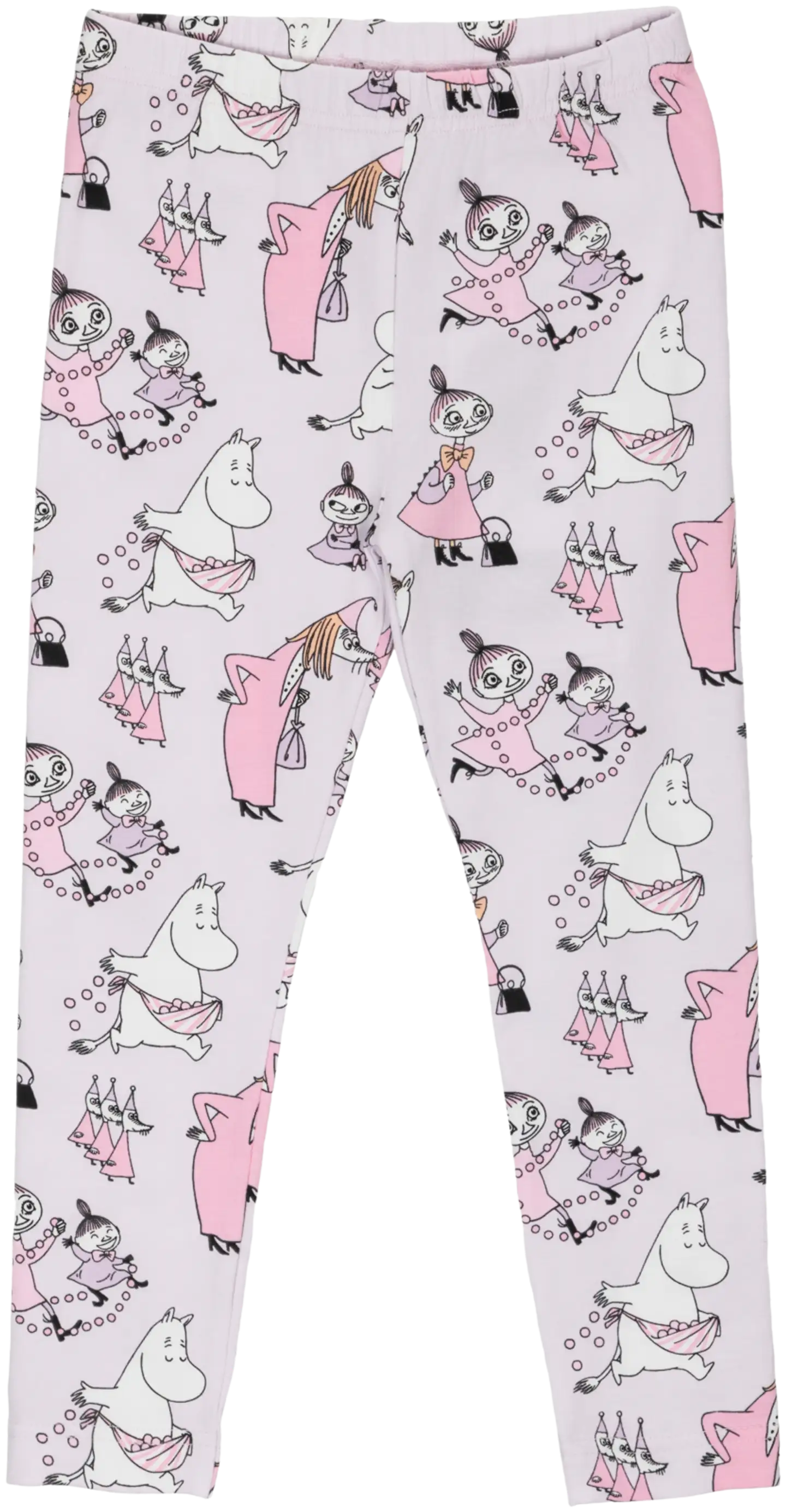Muumi lasten leggingsit Helmileikki 591386 - liila
