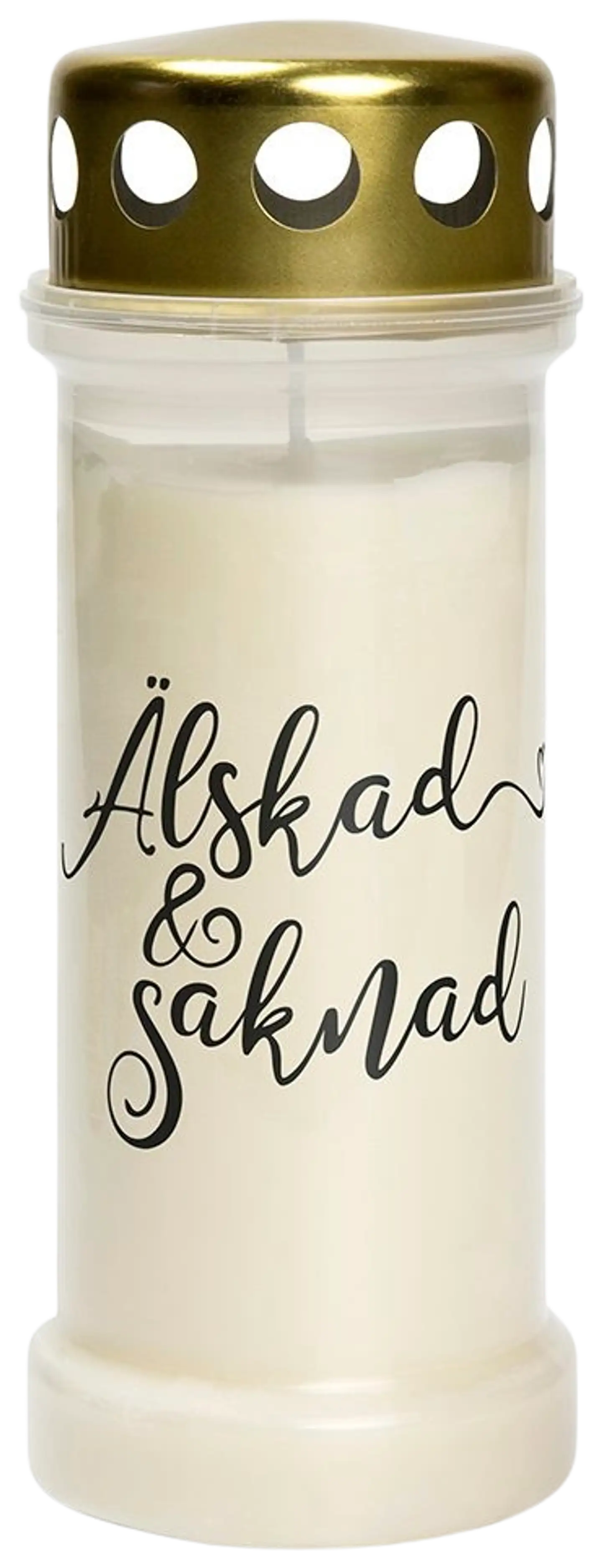 Bolsius - Memorial Lights - Gravelight with lid - Älskad - 70 hrs