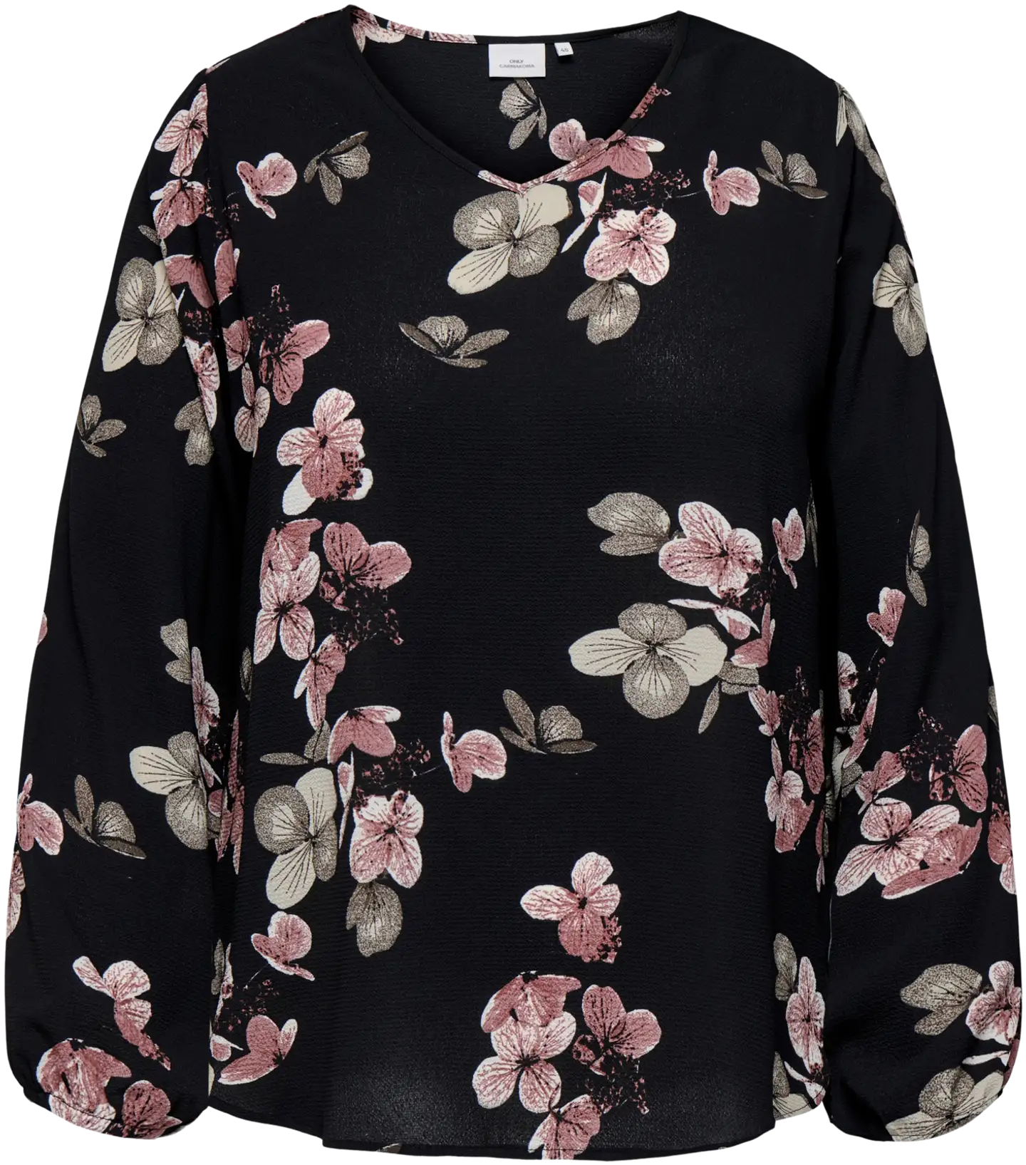 ONLY CARMAKOMA naisten kukkapaita Carvica - BLACK - 1