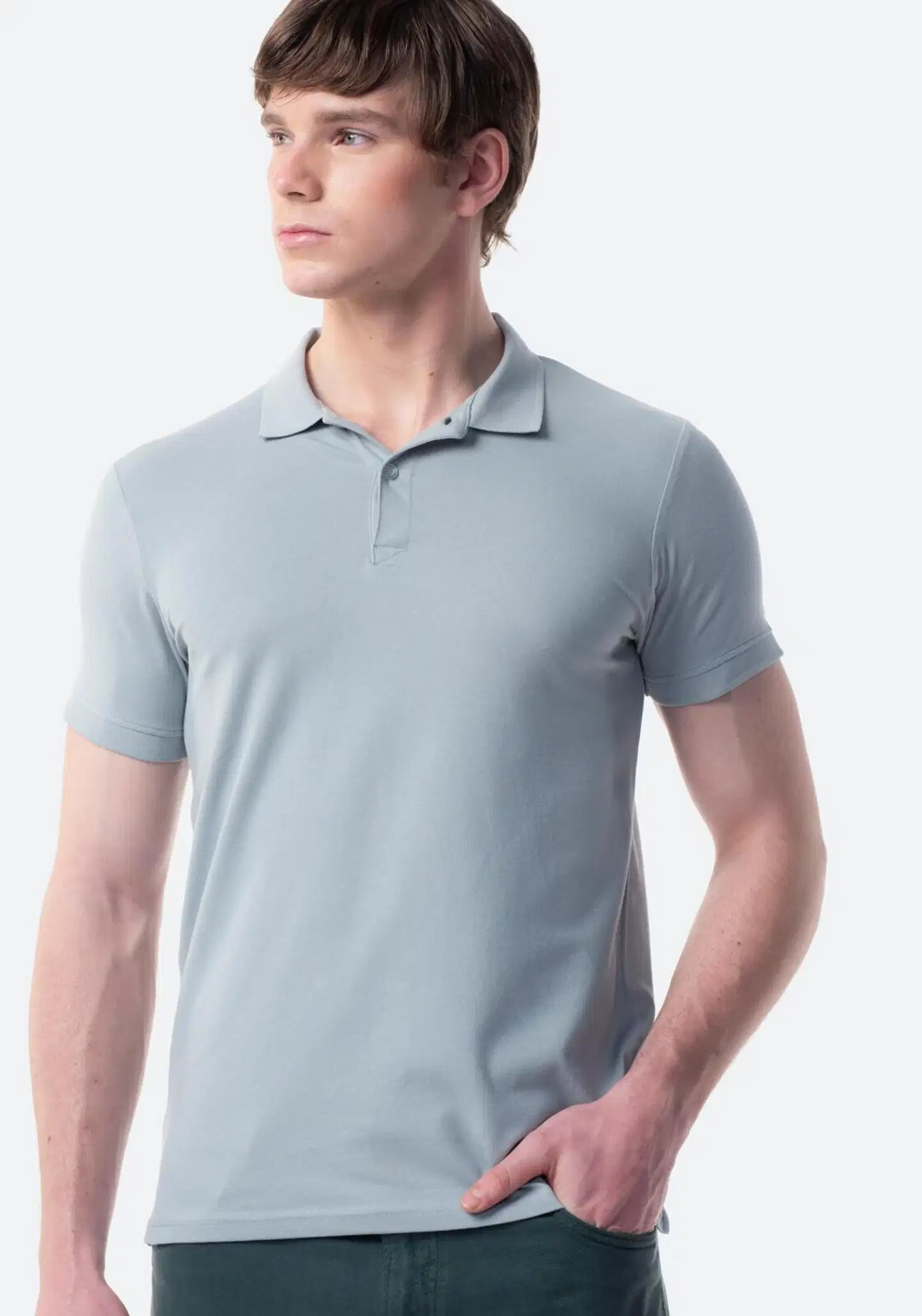 TEX miesten pikeepaita Slim I275233 - NUDE - 1