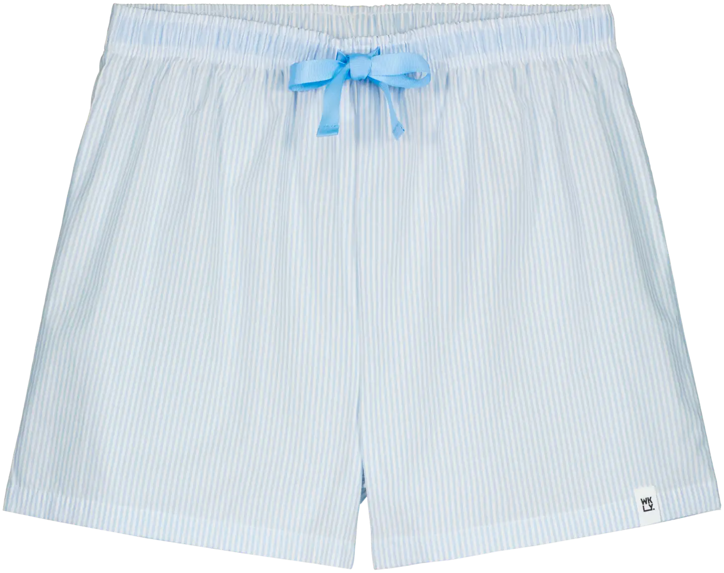 WKLY. naisten pyjamashortsit 212W042629 - Chambray blue/White - 1