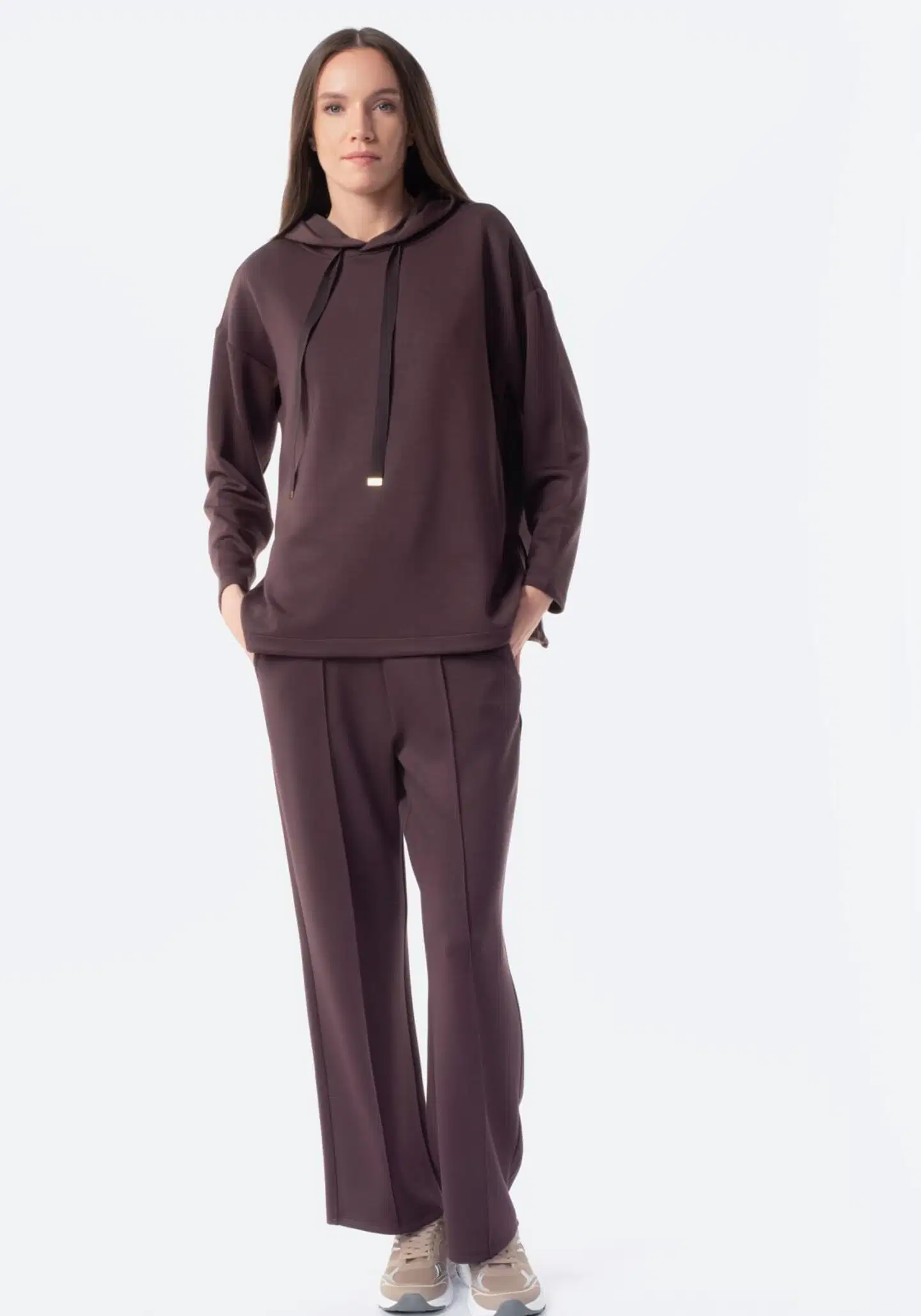 TEX naisten scubahousut I286132 - BROWN - 1