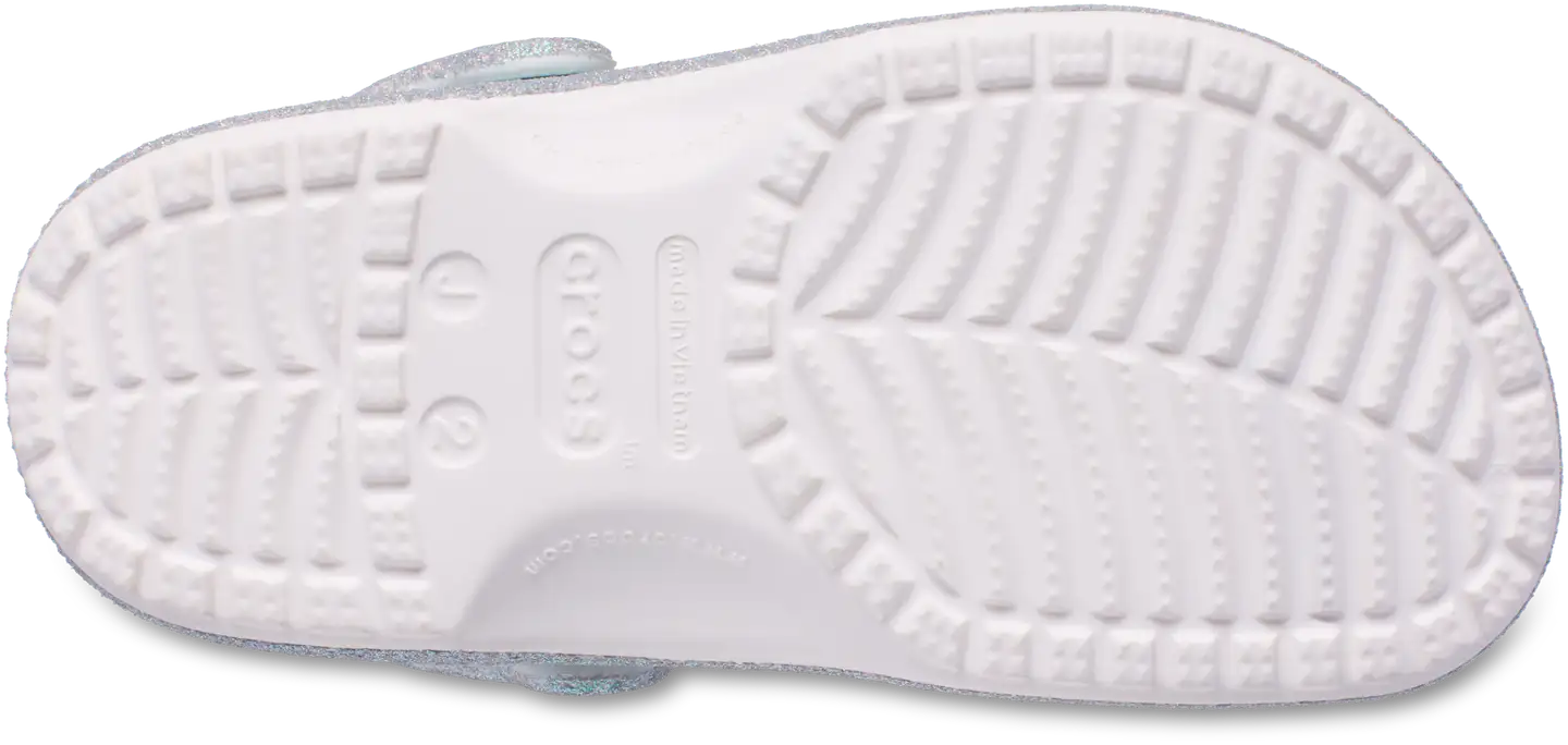 Crocs lasten pistokas Classic Iridescent Glitter - WHITE - 5