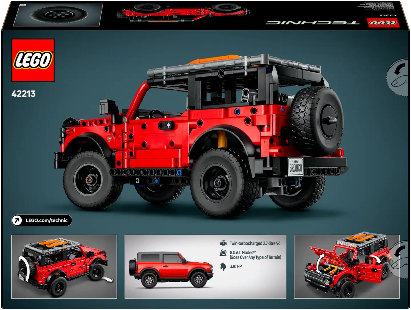 LEGO Technic 42213 Ford Bronco® maasturi - 3