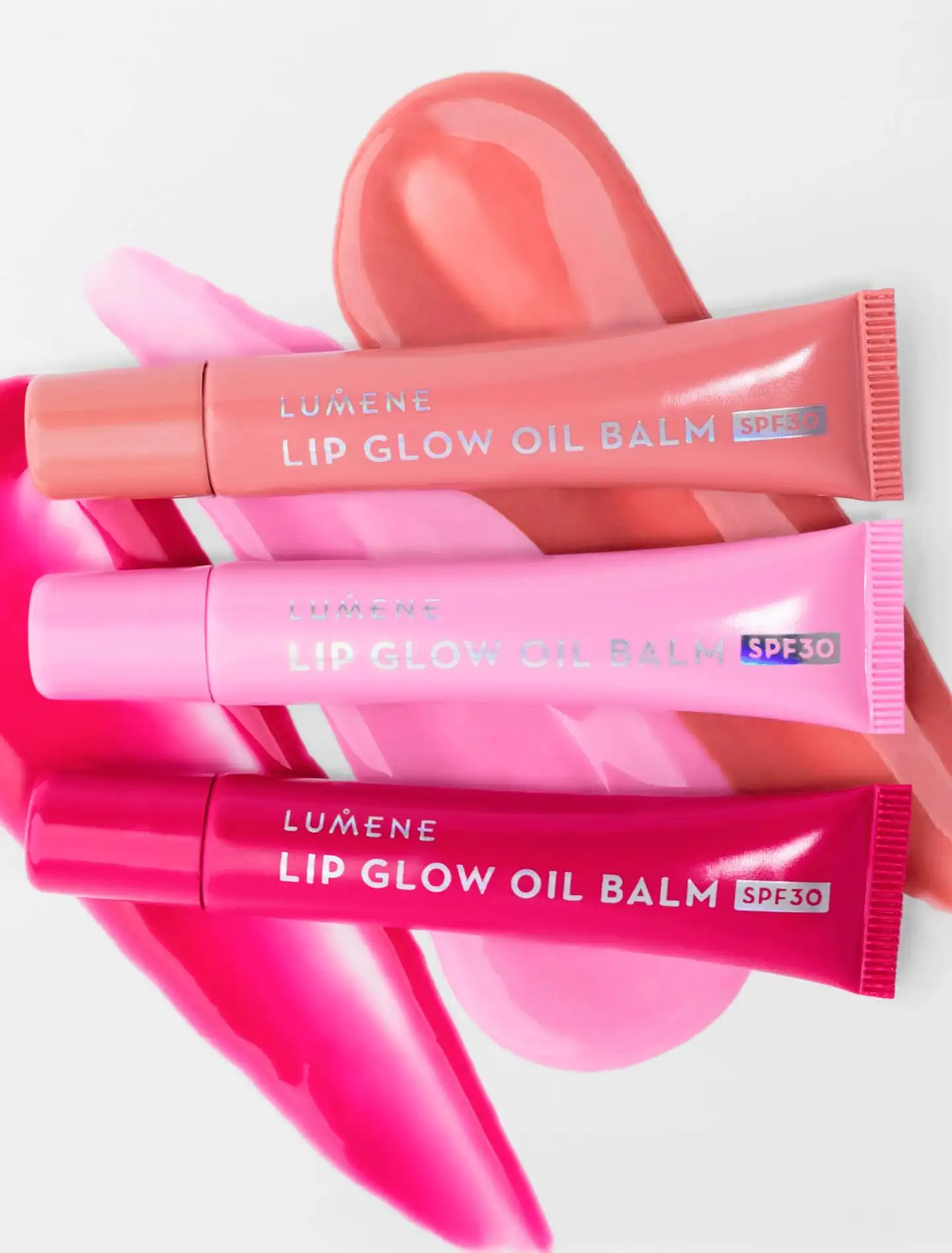 Lumene Lip Glow huuliöljy SPF30 1 Fudge 10 ml - CHERRY - 7