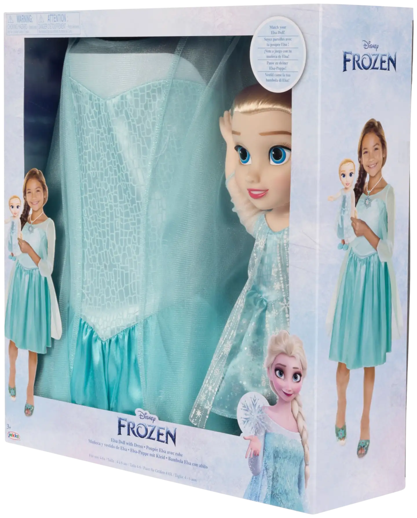 Disney Princess nukke ja mekko Frozen Elsa - 5