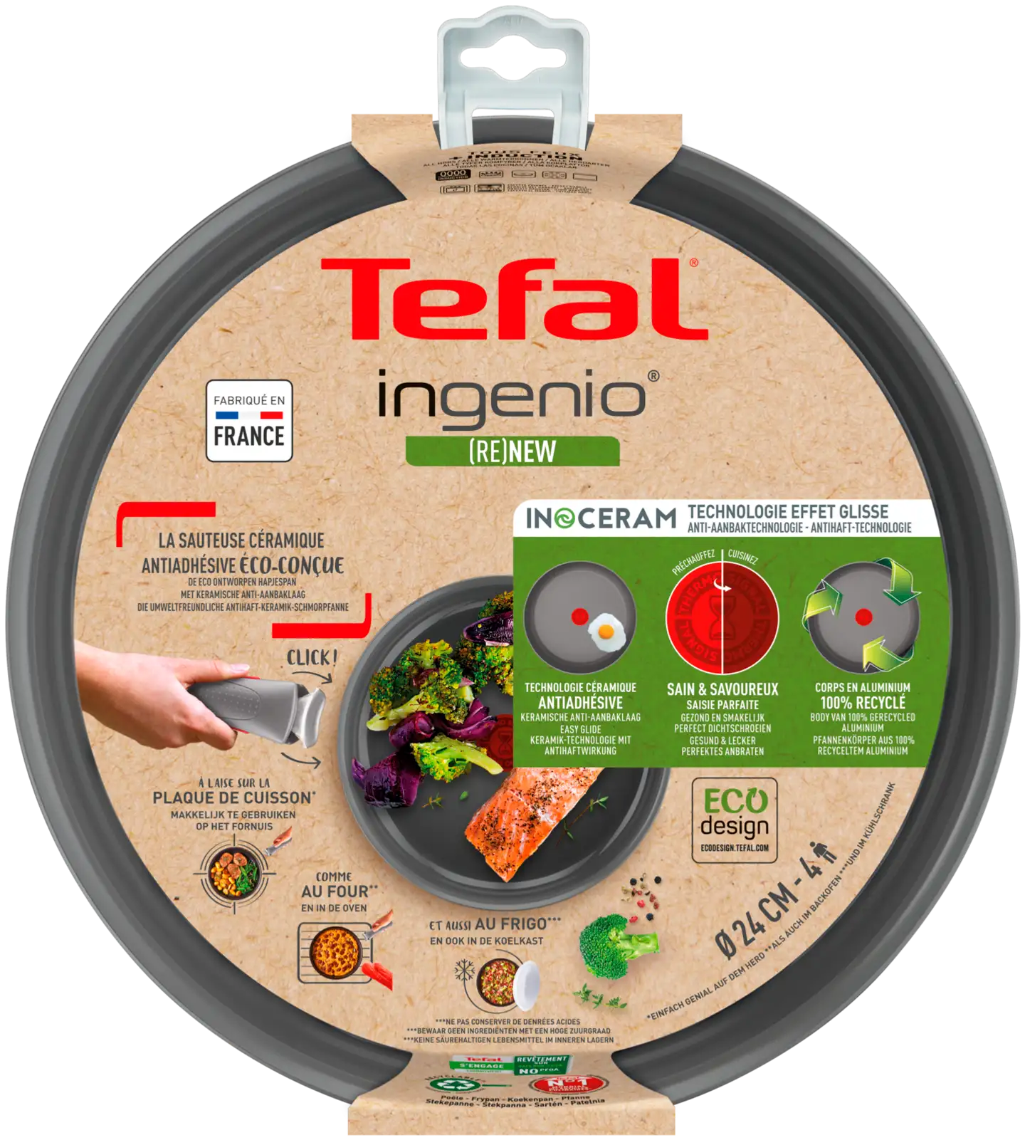 Tefal Ingenio Renew paistokasari 24 cm L2603502 - 3