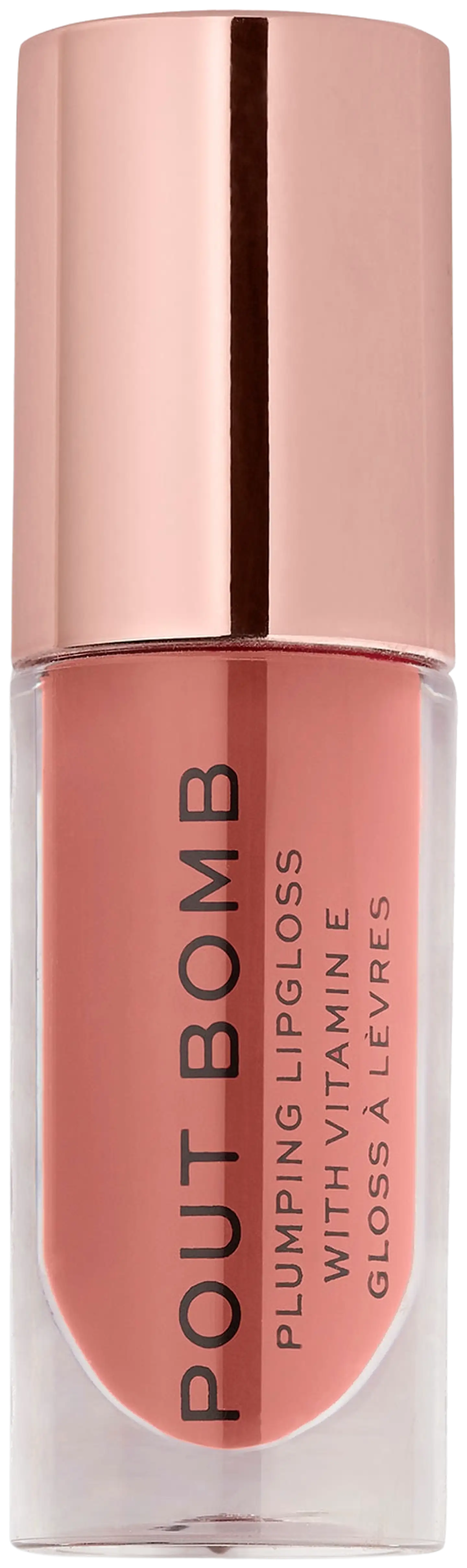 Makeup Revolution Pout Bomb Plumping Gloss Kiss huulikiilto 4,5ml - 1