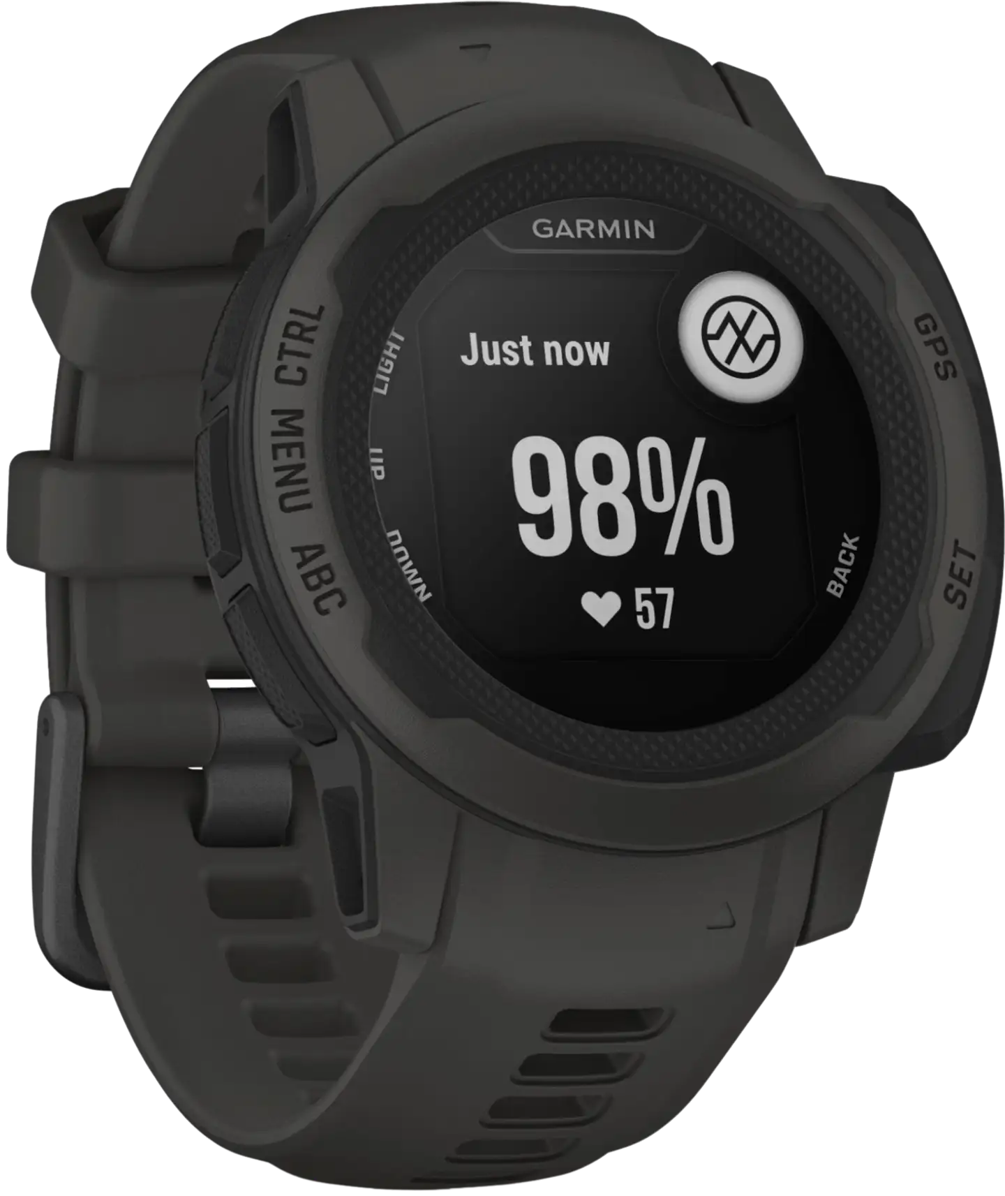 Garmin Instinct 2s multisport GPS kello, tummanharmaa - 5